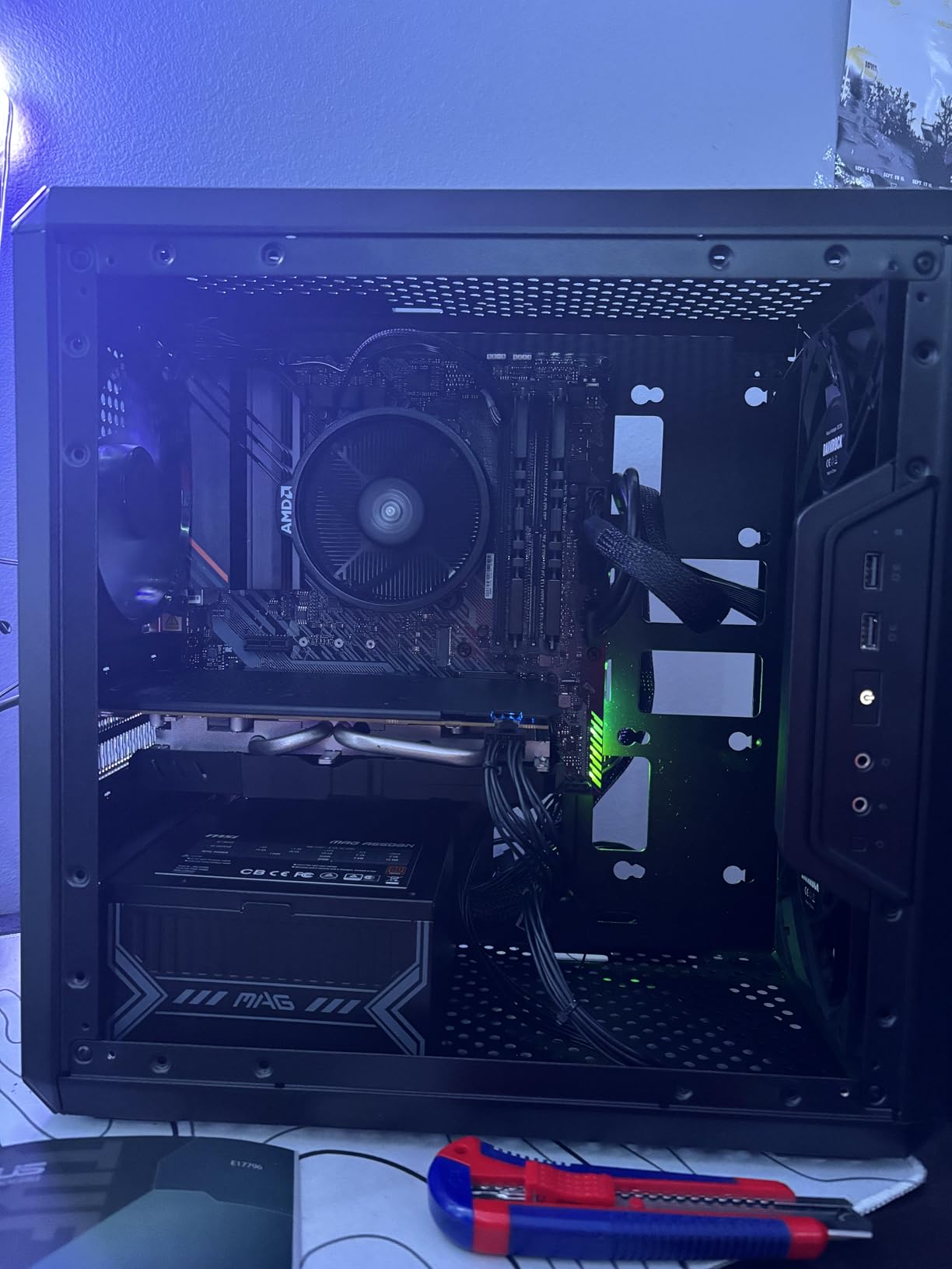 MICRO CENTER AMD 5500 Processor with ASUS TUF Gaming A520M Plus Motherboard | CPU Motherboard Combo, AM4, DDR4, Micro-ATX, M.2 Support, 802.11ac Wi-Fi, DisplayPort, HDMI, Windows 10 Support customer photo 2