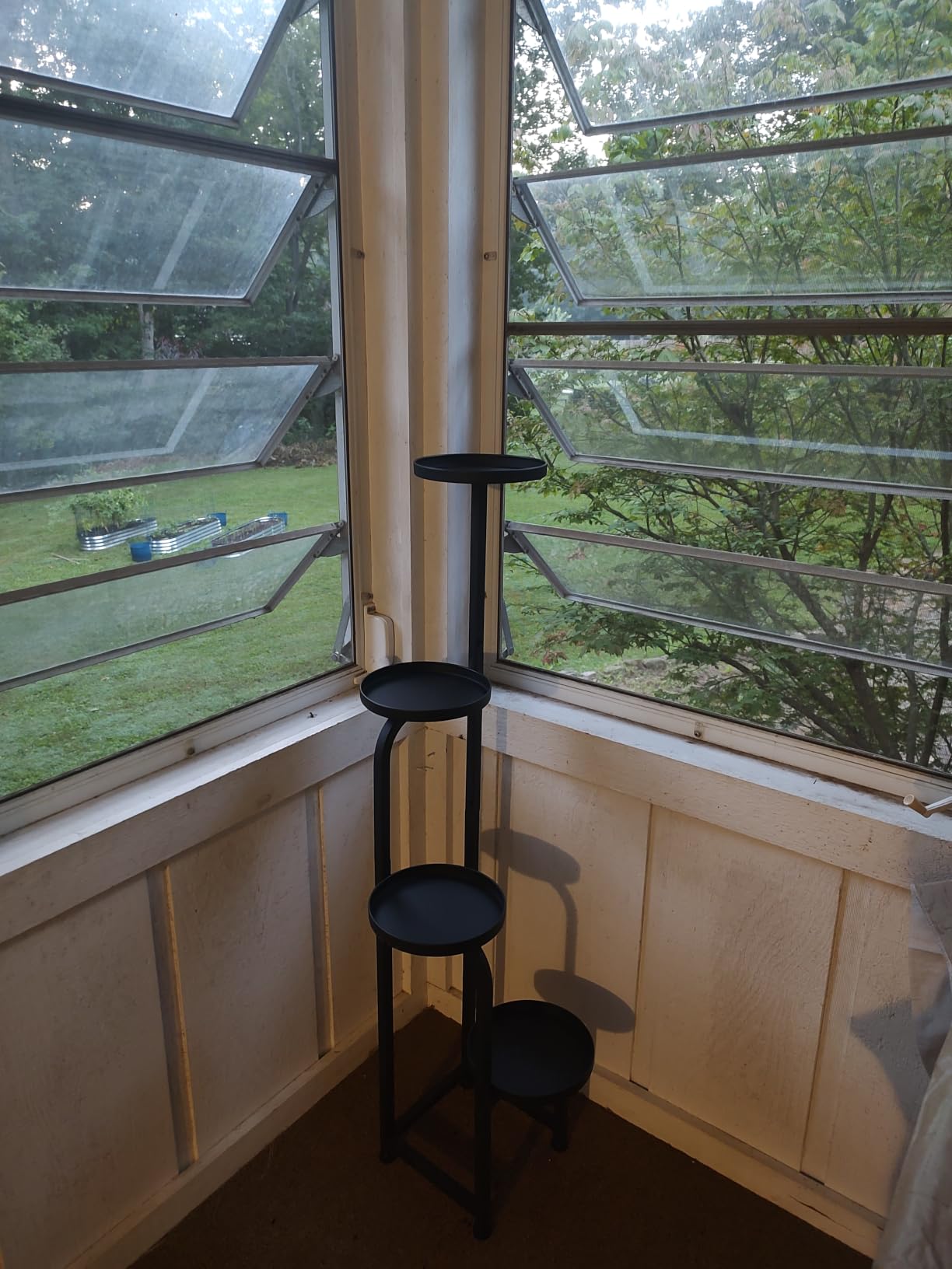 Bamworld Tall Plant Stand Indoor Outdoor Corner Metal Flower Pot Stands customer photo 2