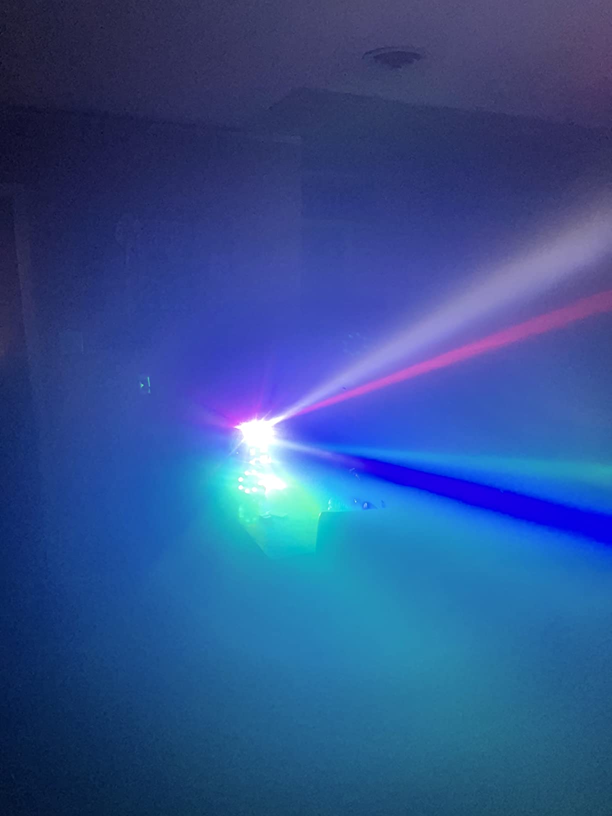 U`King 60W Moving Head Lights, White Moving LED DJ Lights RGBW Stage Light with Remote 8 GOBO 8 Colors Spotlight by DMX 512 Controlled 9/11 Channel for Church KTV Club Concert Party Wedding(8PCS) customer photo 1