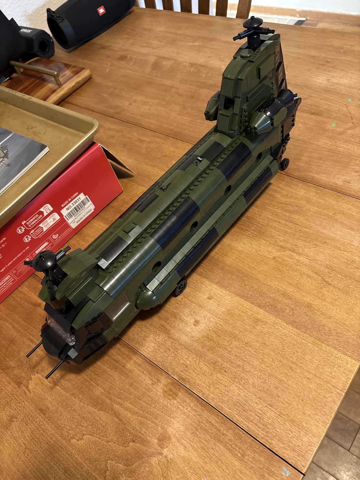 CH-47 Helicopter Model Military Building Block Set for Adults | Army Aircraft Transport Airplane Collectible Building Kit for Home Office Decoration Display and Collection(1451 Pieces) customer photo 1