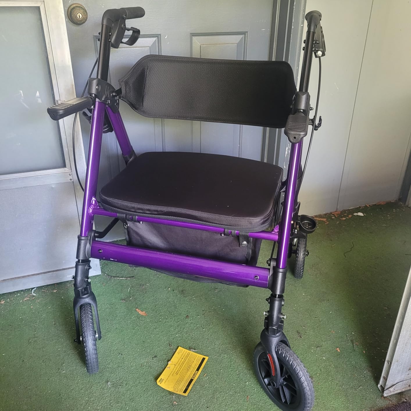 Bariatric Rollator Wheelchair Combo 450 lbs, Walkers for Seniors with Seat customer photo 1