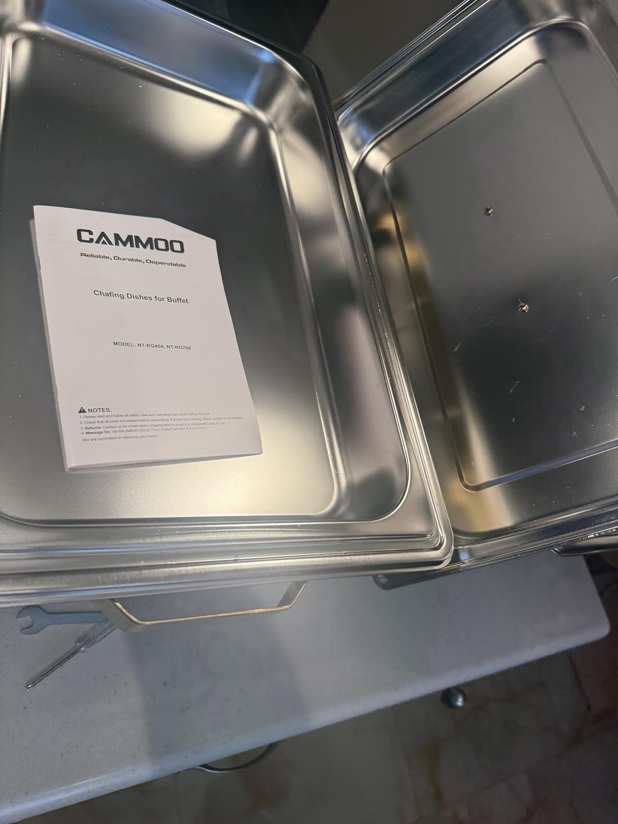 CAMMOO 133Qt 5-Tier 900W Electric Commercial Food Warmer Catering Hot Box customer photo 1