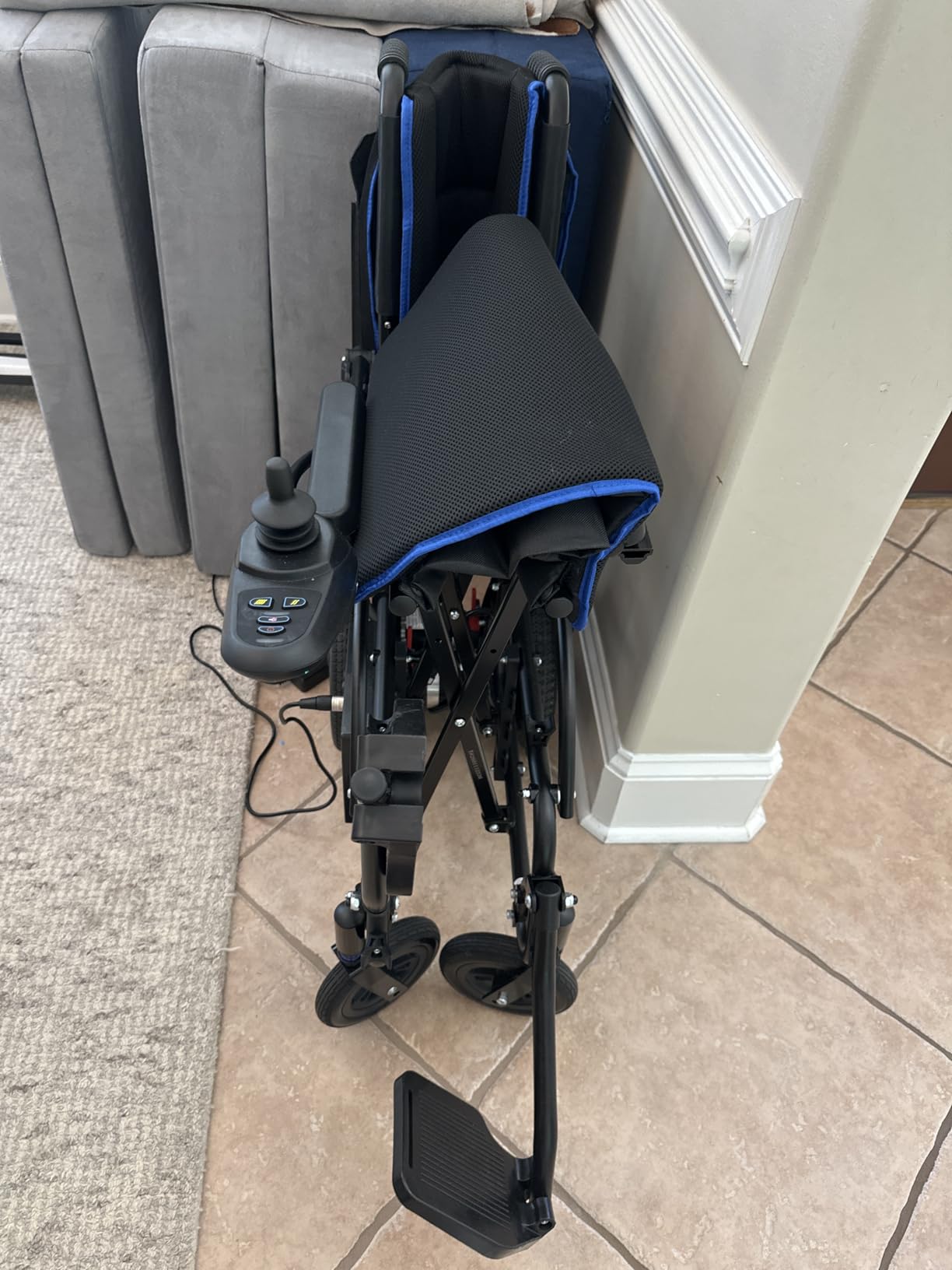 Vive Lightweight Electric Wheelchair for Adults - Foldable Power Wheel customer photo 2