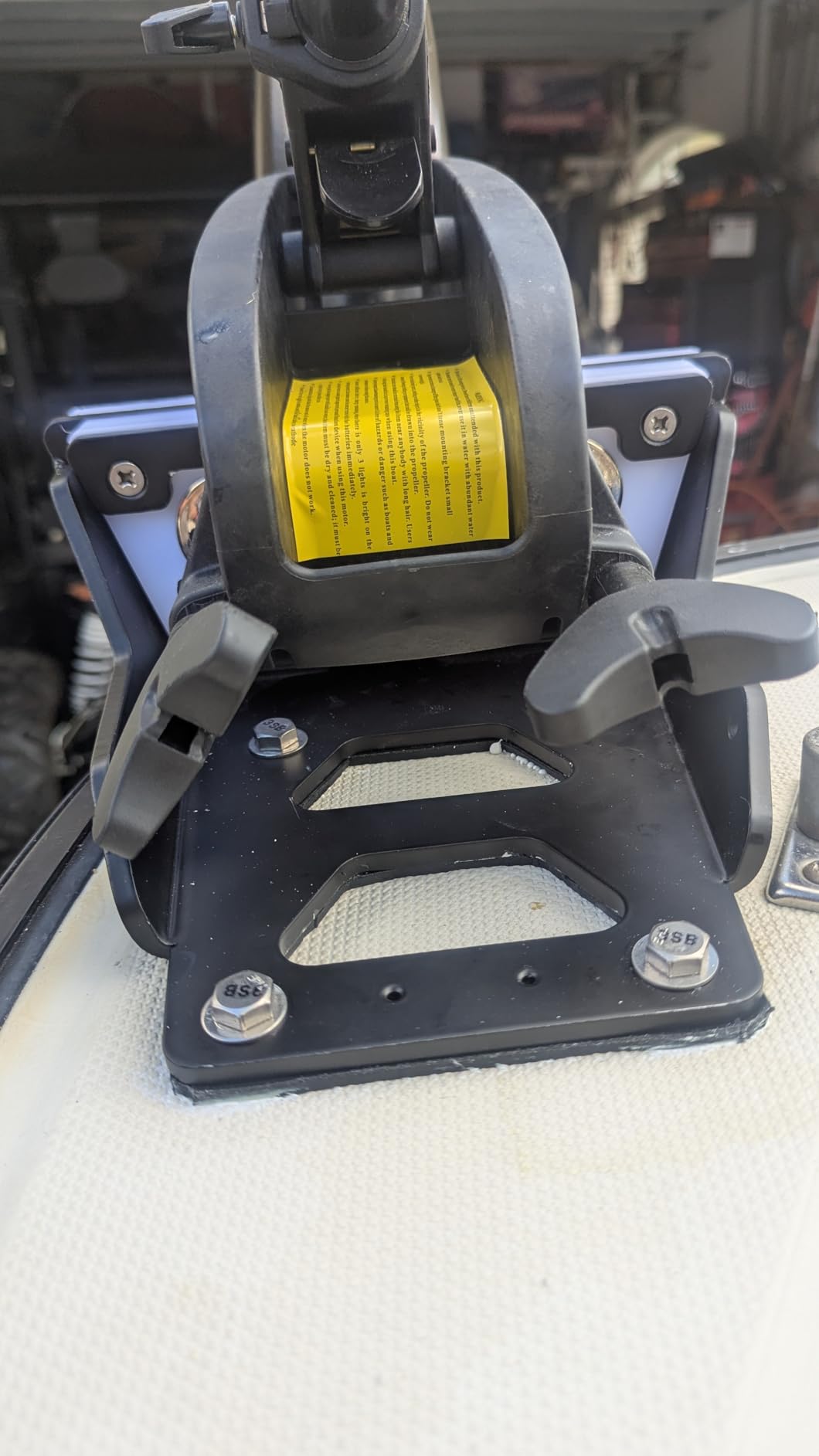 Heavy Duty Kayak Motor Mount, Trolling Motor Mount for Kayaks & Canoes customer photo 1