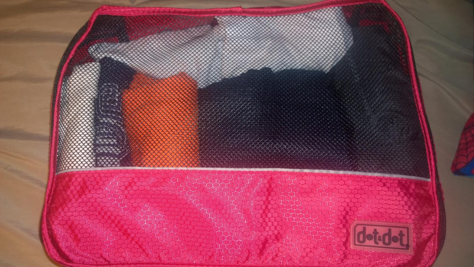 Dot&Dot Large Compression Packing Cubes 5pc Set - Suitcase Luggage Organizer Bags - Expandable Travel Essentials - Lightweight Fabric Organizers customer photo 2