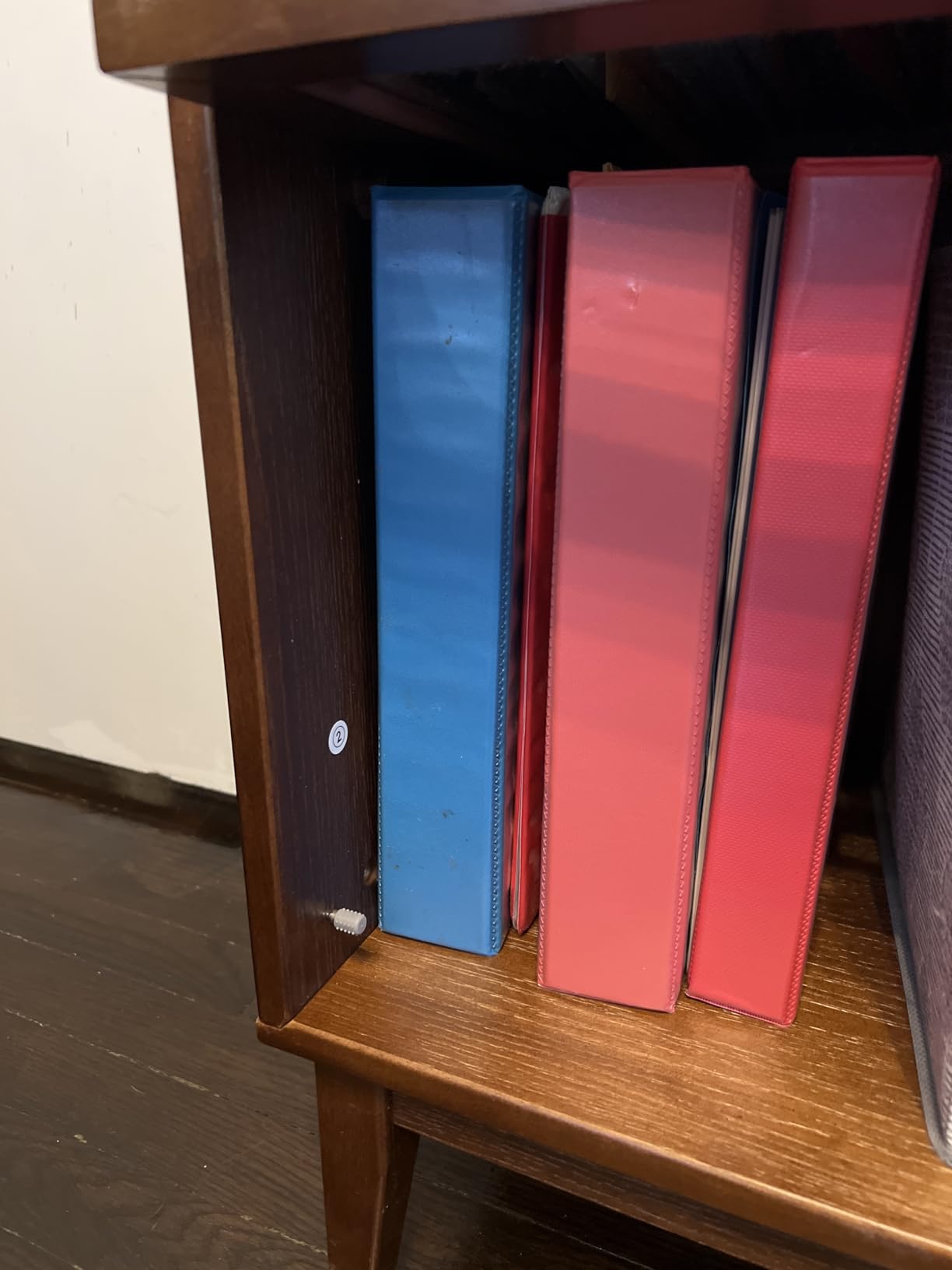 Solid Wood Book Case 5 Tier Bookcase with Tempered Clear Glass Flip-Up Doors Bookshelves Brown natural wood Bookshelf Versatile Pantry Cabinet with Storage Home Office (log color D14xW32xH72 inch) customer photo 2
