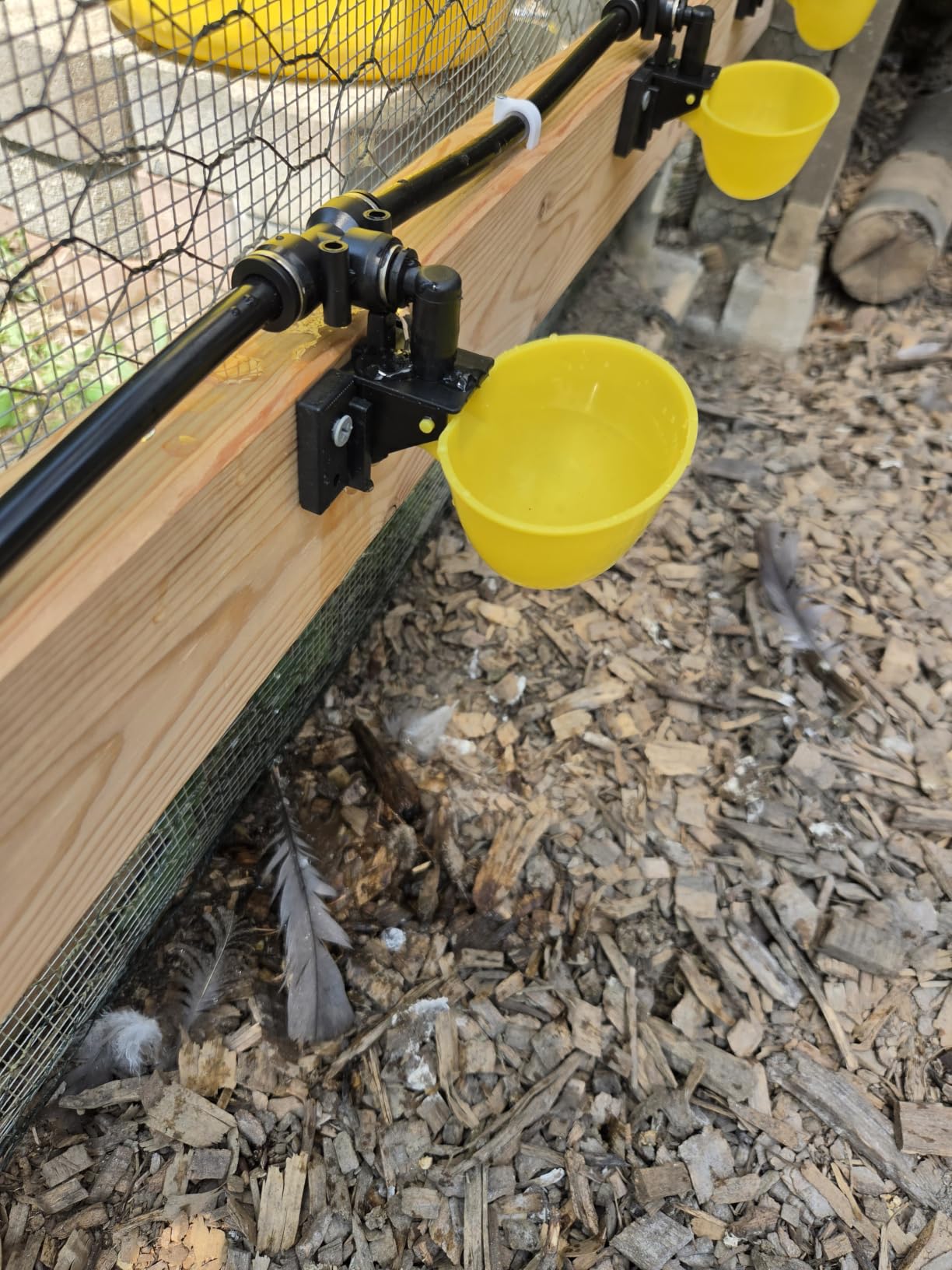 Automatic Chicken Water System, Complete Set with Large Water Cup,Pipeline customer photo 1