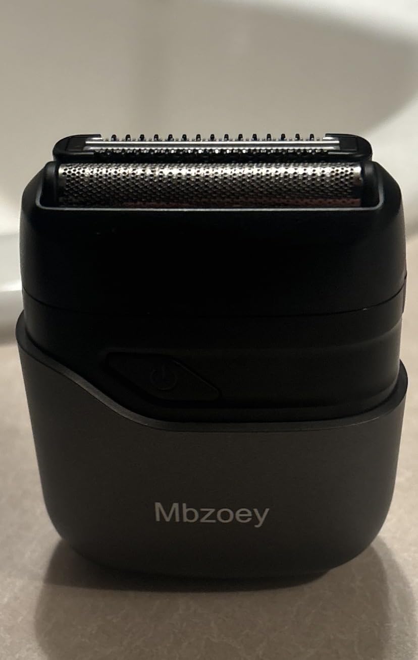 Mbzoey Electric Foil Shavers for Men: IPX7 Waterproof - Magnetic Cover | Mini Razor for Travel - Face Shaver with LED Display & USB-C Fast Charge - Micro-Comb Technology & Precision Blades customer photo 1