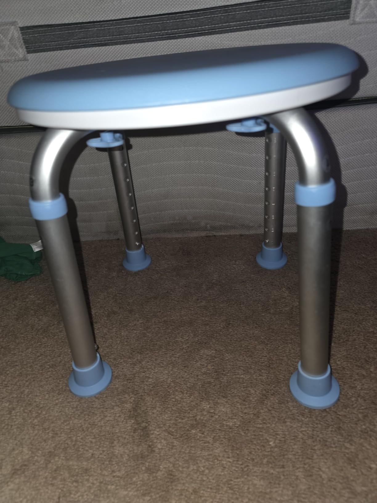 FSA/HSA Adjustable Swivel Bath Seat Shower Chair for Inside Shower, Shower Seat for Inside Tub Bathroom Bench Bath Chair for Elderly and Disabled (Blue) customer photo 2