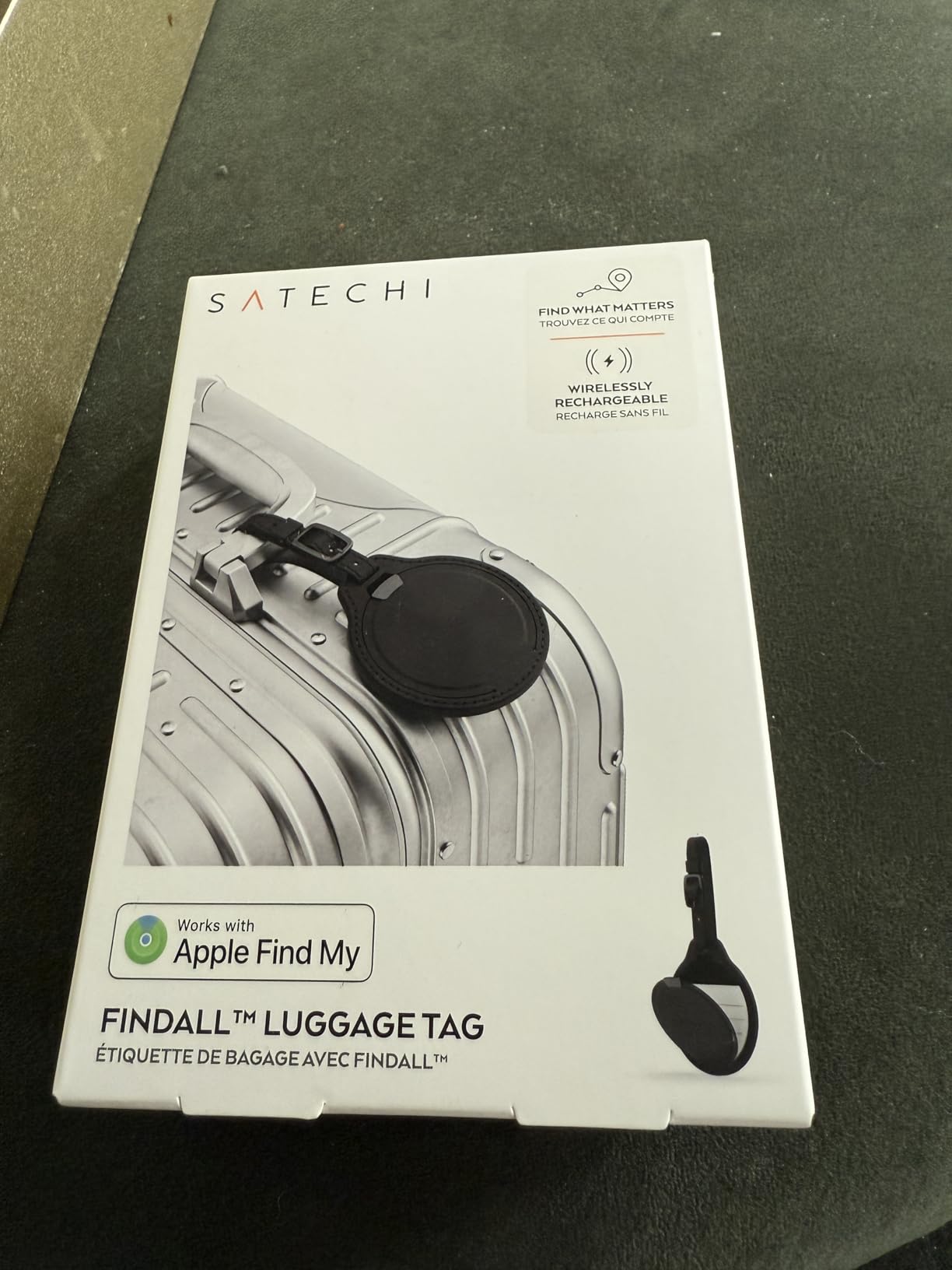 Satechi FindAll Luggage Tag, Find My Compatible, TSA-Friendly, Black customer photo 1