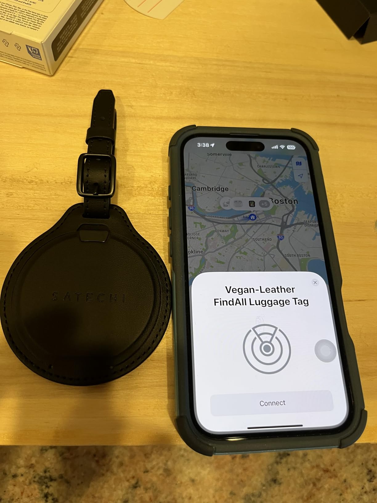 Satechi FindAll Luggage Tag, Find My Compatible, TSA-Friendly, Black customer photo 2