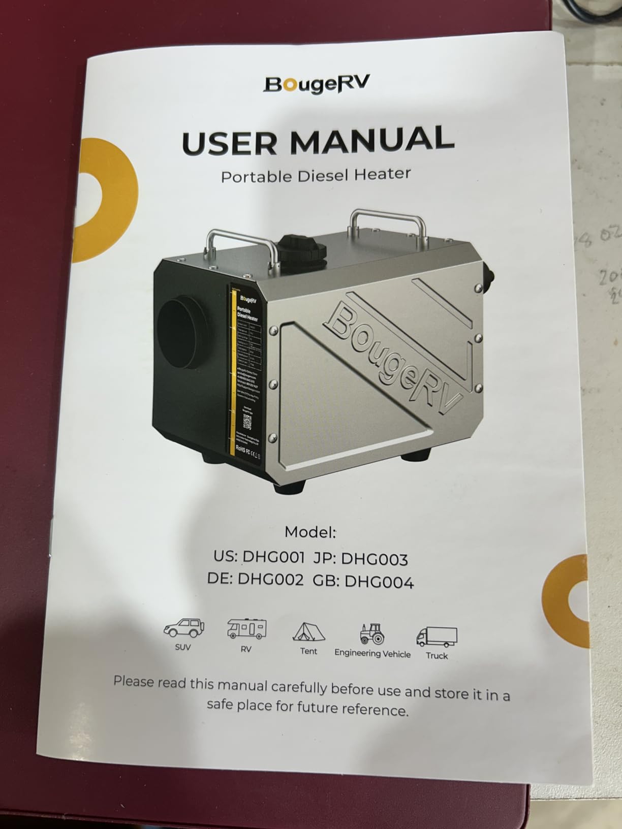 BougeRV 5KW Diesel Heater, 5L All-in-One Portable Air Diesel Parking Heater customer photo 2