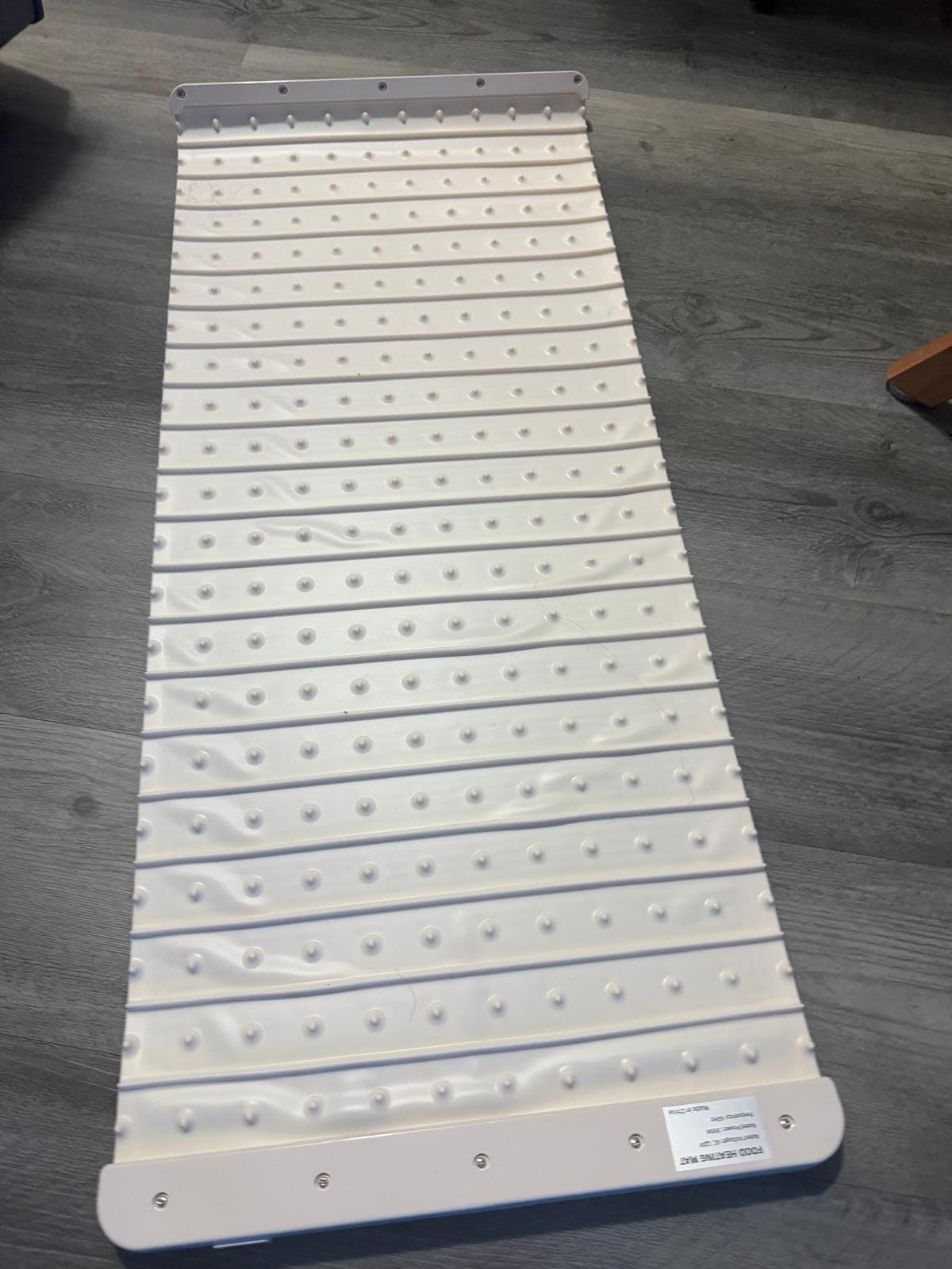 Warming Mat for Food, 26x15 Inch, Off White, Fast Heat, Child Lock customer photo 2