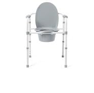 Dr. Dunley 3-in-1 Bedside Commode Chair with Elongated Seat – Steel Folding Frame, 7.5 QT Bucket, 350 lb Weight Capacity, Clip-On Toilet Seat, Bathroom Safety Aid for Seniors, Tool-Free Assembly customer photo 2