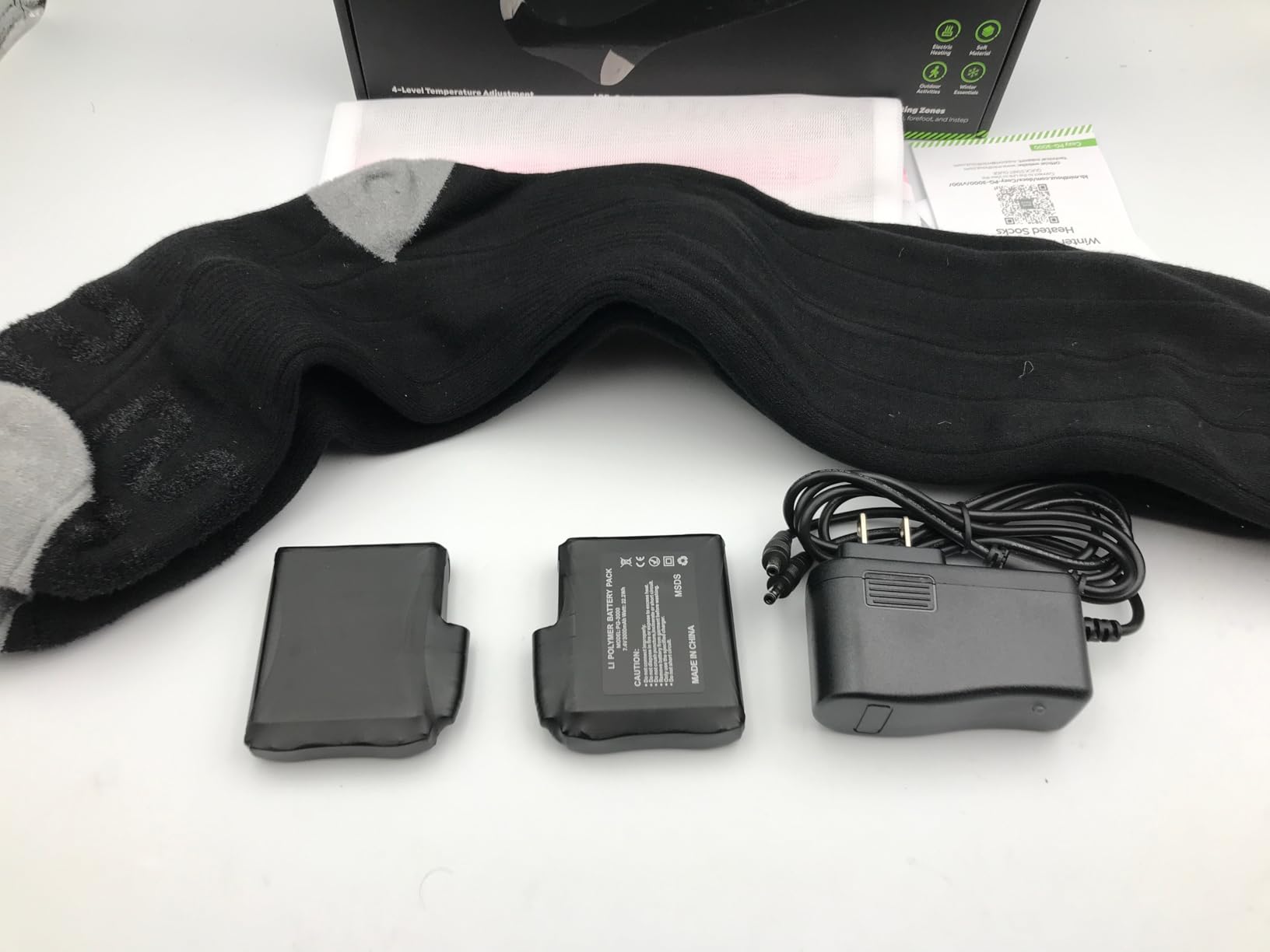 Minthouz Heated Socks, 7.4V Electric Socks with App Control for Men Women customer photo 2