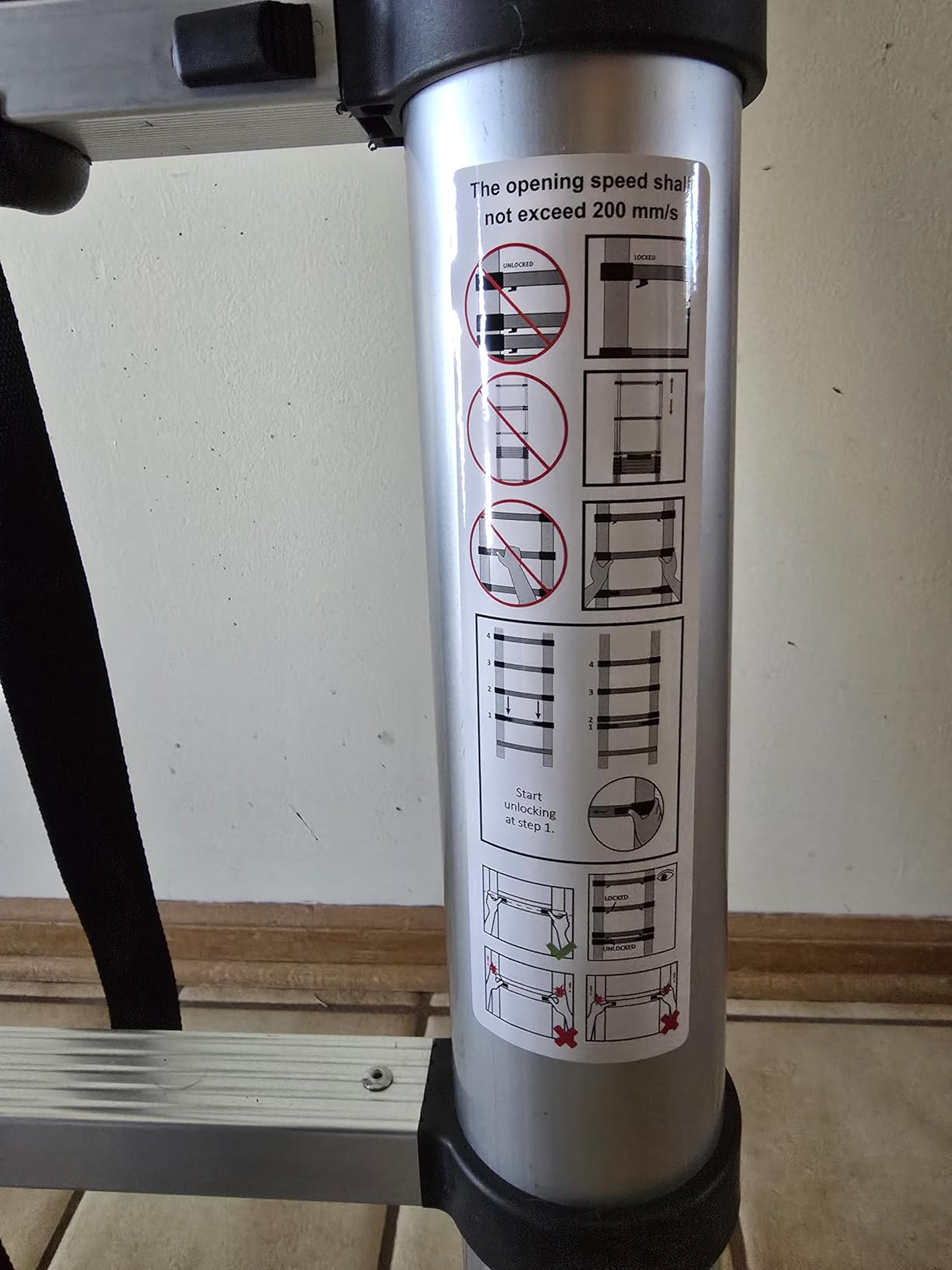 16.5FT Telescoping Ladder, 330lb Capacity Aluminum Heavy-Duty customer photo 2