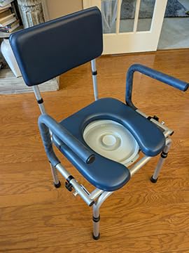 M73 Drop Arm Bedside Commodes for Seniors, Potty Chair for Adults customer photo 1