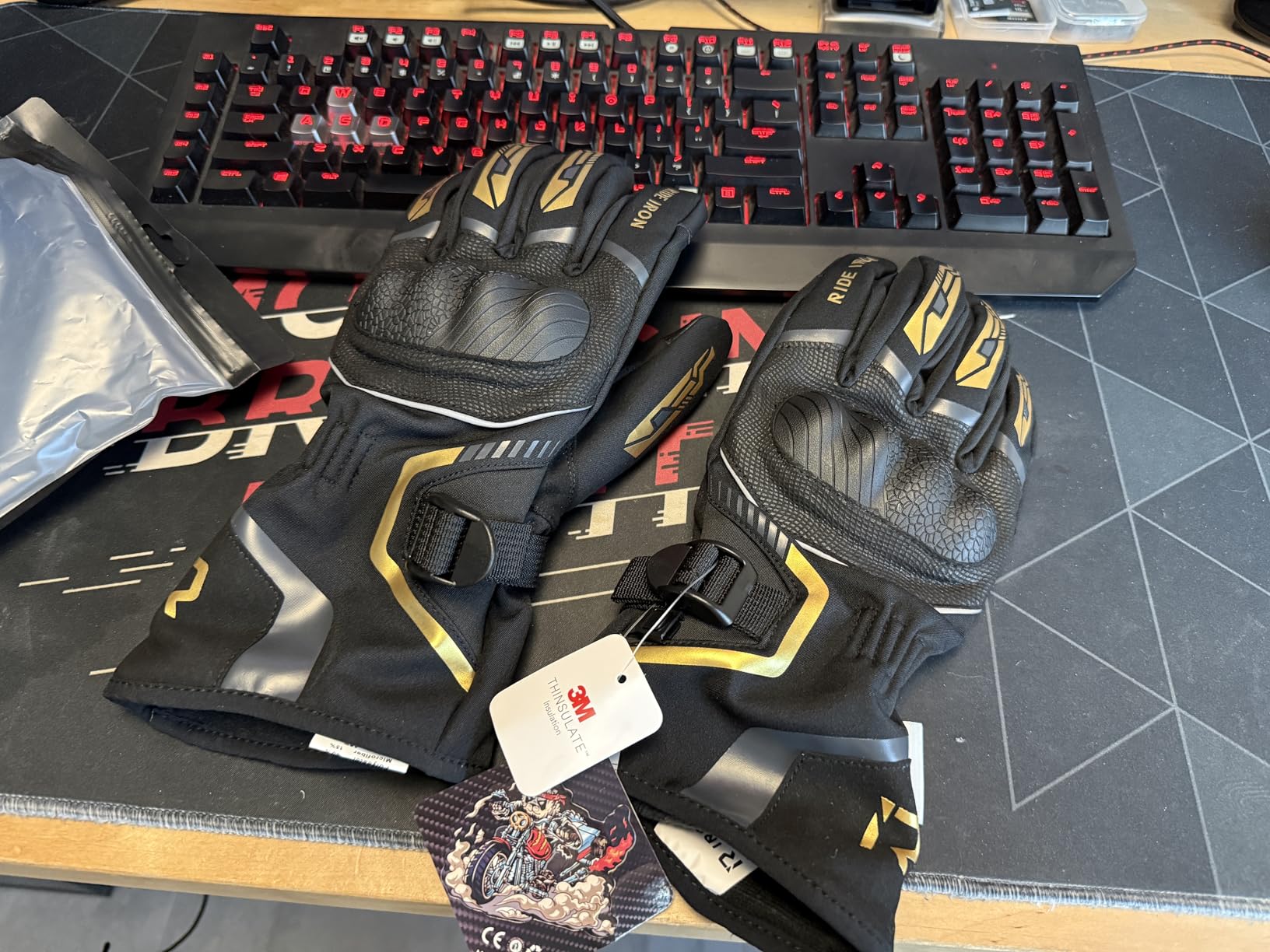 RIDEIRON Winter Motorcycle Gloves for Men & Women customer photo 1