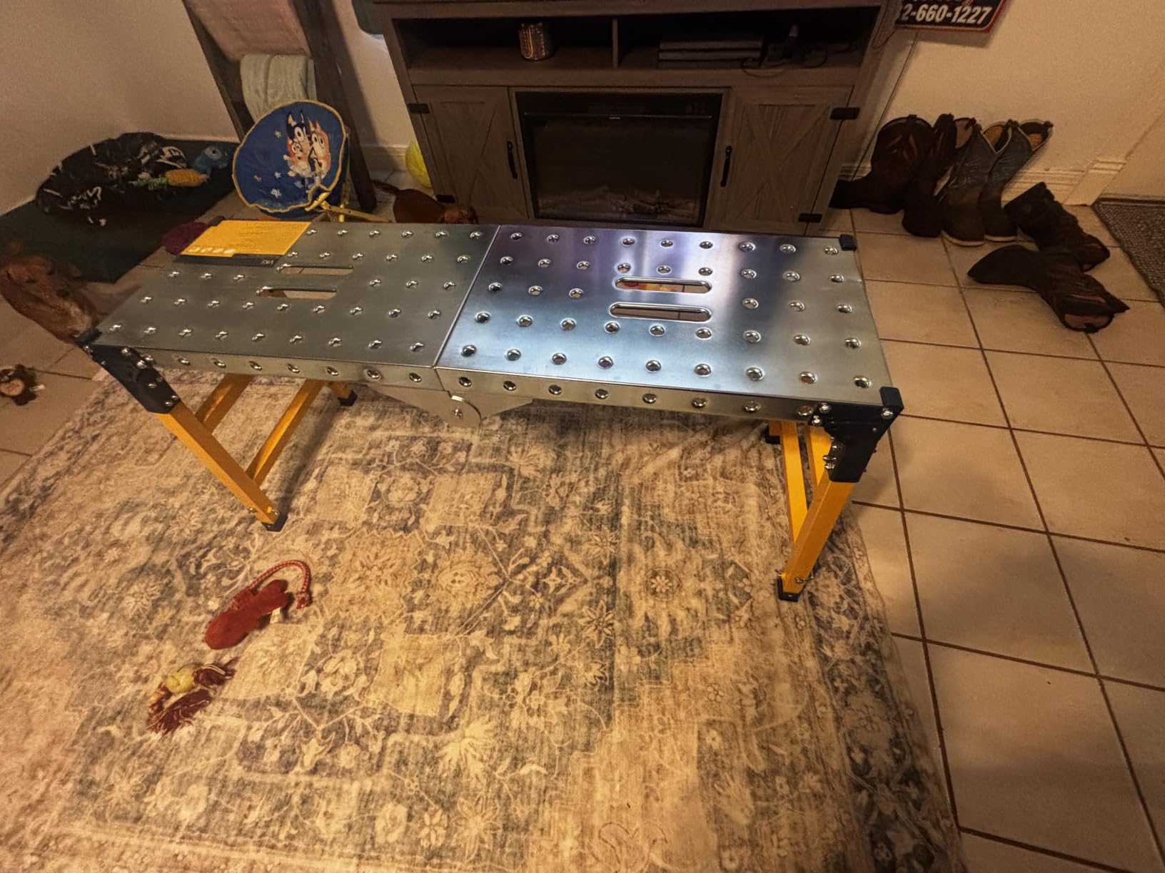 VKE Galvanized Folding Work Platform 47