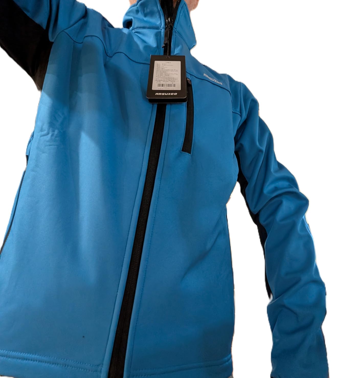 Thermal Fleece Winter Cycling Jacekt for Men Windproof Insulated Bike Running Active Jacket customer photo 2