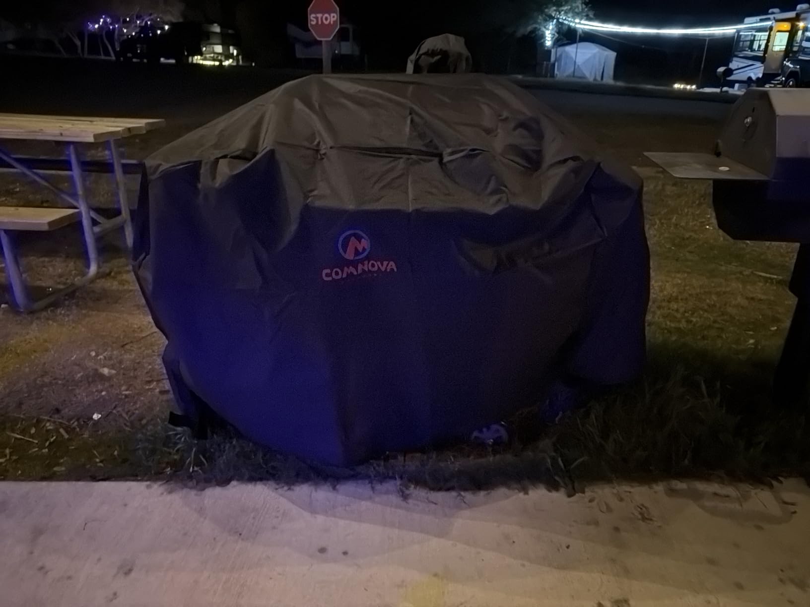 Comnova Pellet Grill Cover for Camp Chef 24 Series - 600D Premium Smoker Cover Waterproof & Heavy Duty for Camp Chef Woodwind 24, Woodwind Pro 24, PG24, PG24WWSB, SmokePro SG24, DLX 24, and More customer photo 2