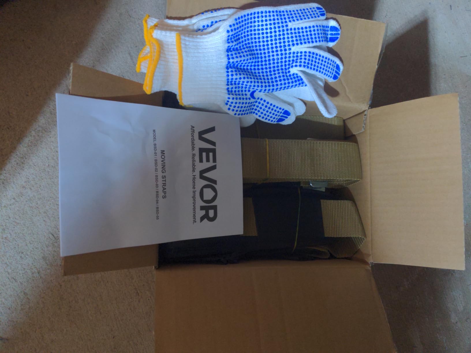 VEVOR Moving Straps, Supports up to 1000 lbs, 2-Person Lifting and Moving System with 2 Harness & 2 Load-Bearing Straps, Adjustable Lifting for Furniture Appliances Mattresses customer photo 2