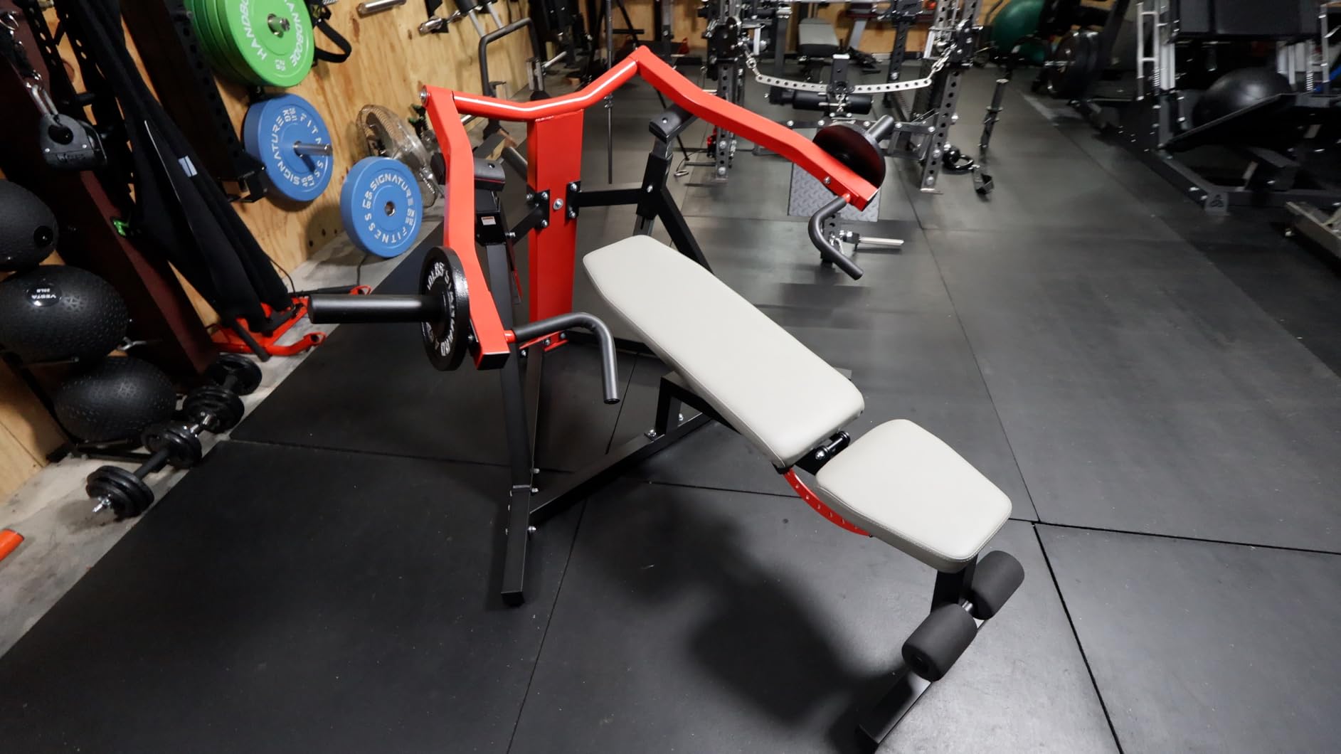 3-in-1 Chest Press Machine, Incline Decline Flat Weight Bench Press | Independent Converging Arms, Two Grip Handle Options, 1300LBS Weight Bench Machine, Upper Body Equipment for Home Gym customer photo 2