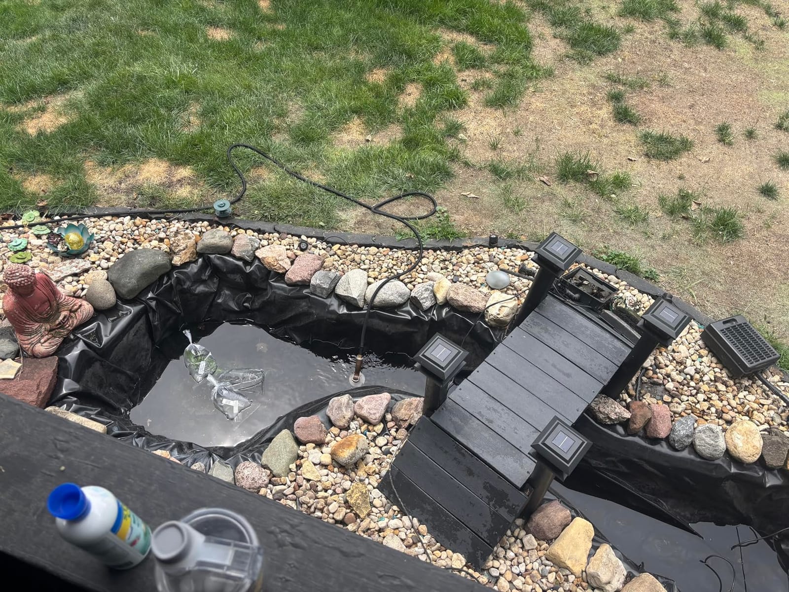 Submersible Pond Filter with Powerful 18W UV Light for Pond Algae Control customer photo 1