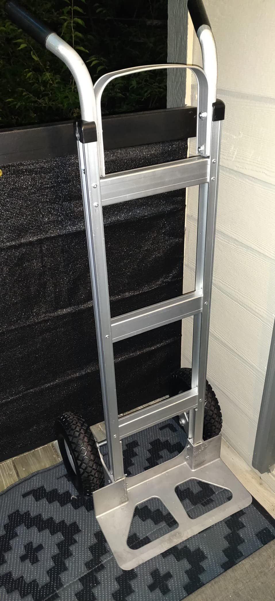 Suzhi Convertible Hand Truck Dolly Cart Heavy Duty/with 4 Wheels,1000 Lbs Load, 2 Straps for Moving Furniture/Appliance/Carton/Warehouse/Office customer photo 1