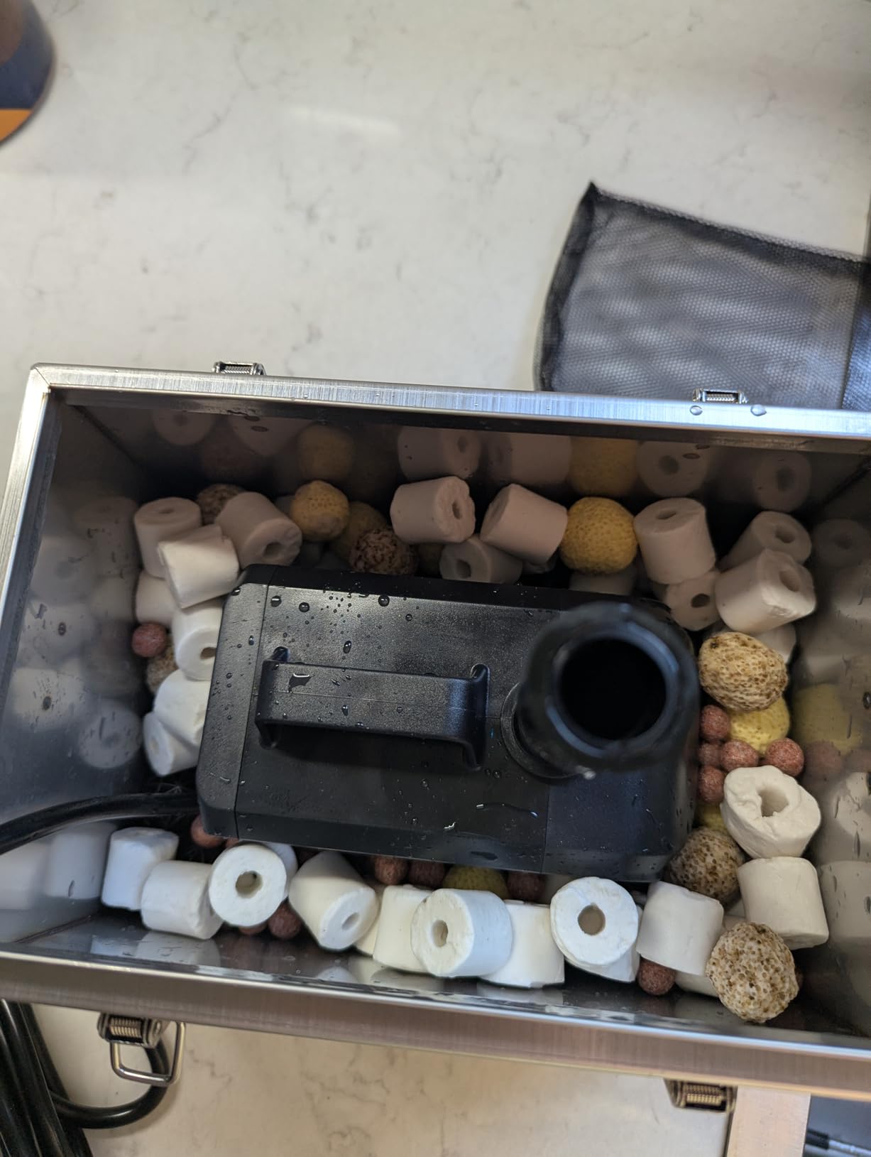 3-Stage Filtration Pond Waterfall Kit with 18 in Stainless Steel Spillway customer photo 2
