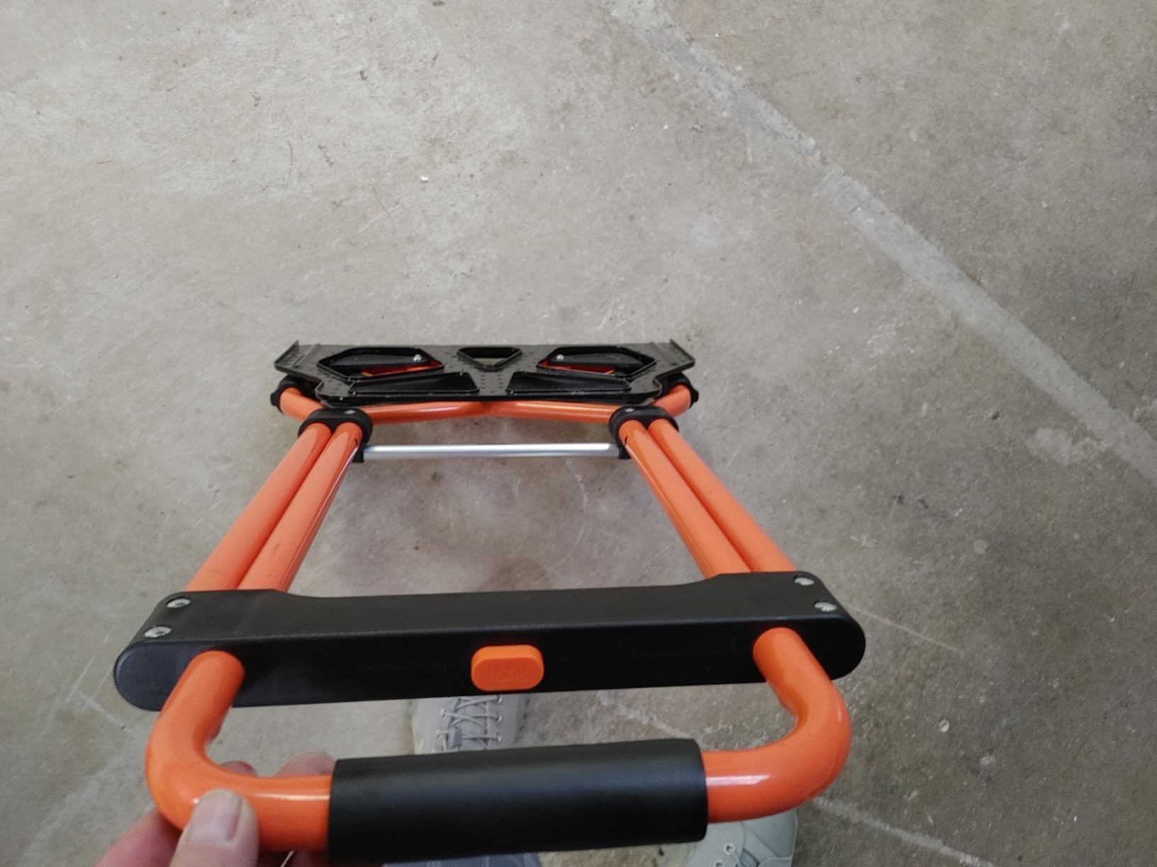 4 in 1 Convertible Hand Truck Dolly Cart with Wheels, 1000Lbs Capacity, Heavy Duty Stair Climbing Hand Trucks with Bungee Cord & Strap for Flat Ground & Stairs, Logistics, Home, Office, Yellow customer photo 1
