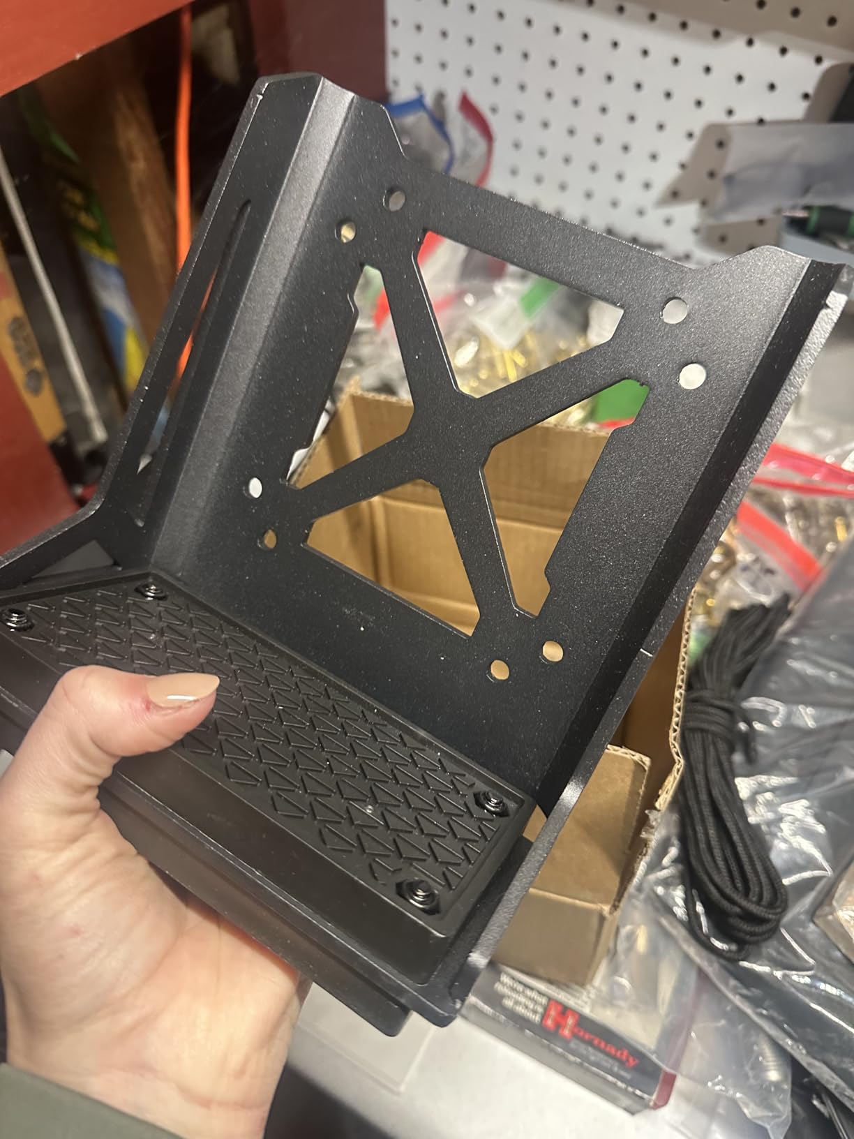 Universal Trolling Motor Mount Bracket, Heavy Duty trolling Motor Bow Mount customer photo 2
