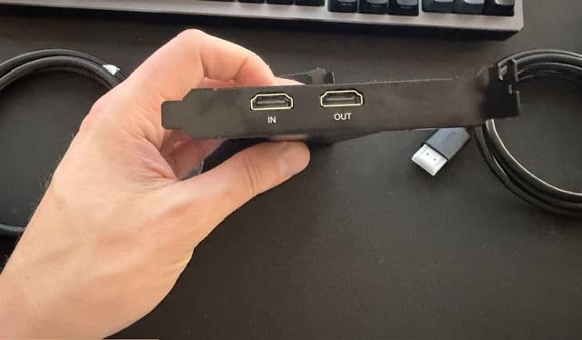 VIXLW 4K Internal Capture Card, PCIe Capture Card, HDMI, 4K60 Passthrough, Ultra-Low Latency for Streaming & Recording, for PS4,PS5, Xbox, in OBS, YouTube, Single & Dual PC Setups, Black customer photo 2