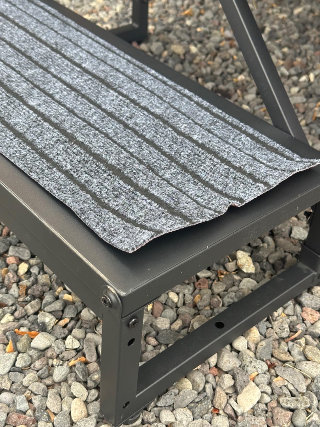RV Step with Handrail, 3-Step Stable Heavy Duty Universal Stair customer photo 2