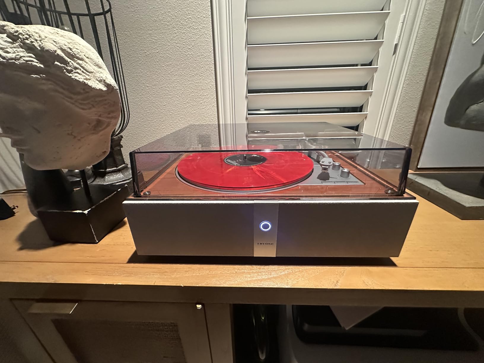1 BY ONE Fully Automatic Belt-Drive Turntable, Wireless Vinyl Record Player | Automatic Repeat Function, Remote Control, Phono Preamp, AT-3600L Cartridge, 33/45 RPM customer photo 2
