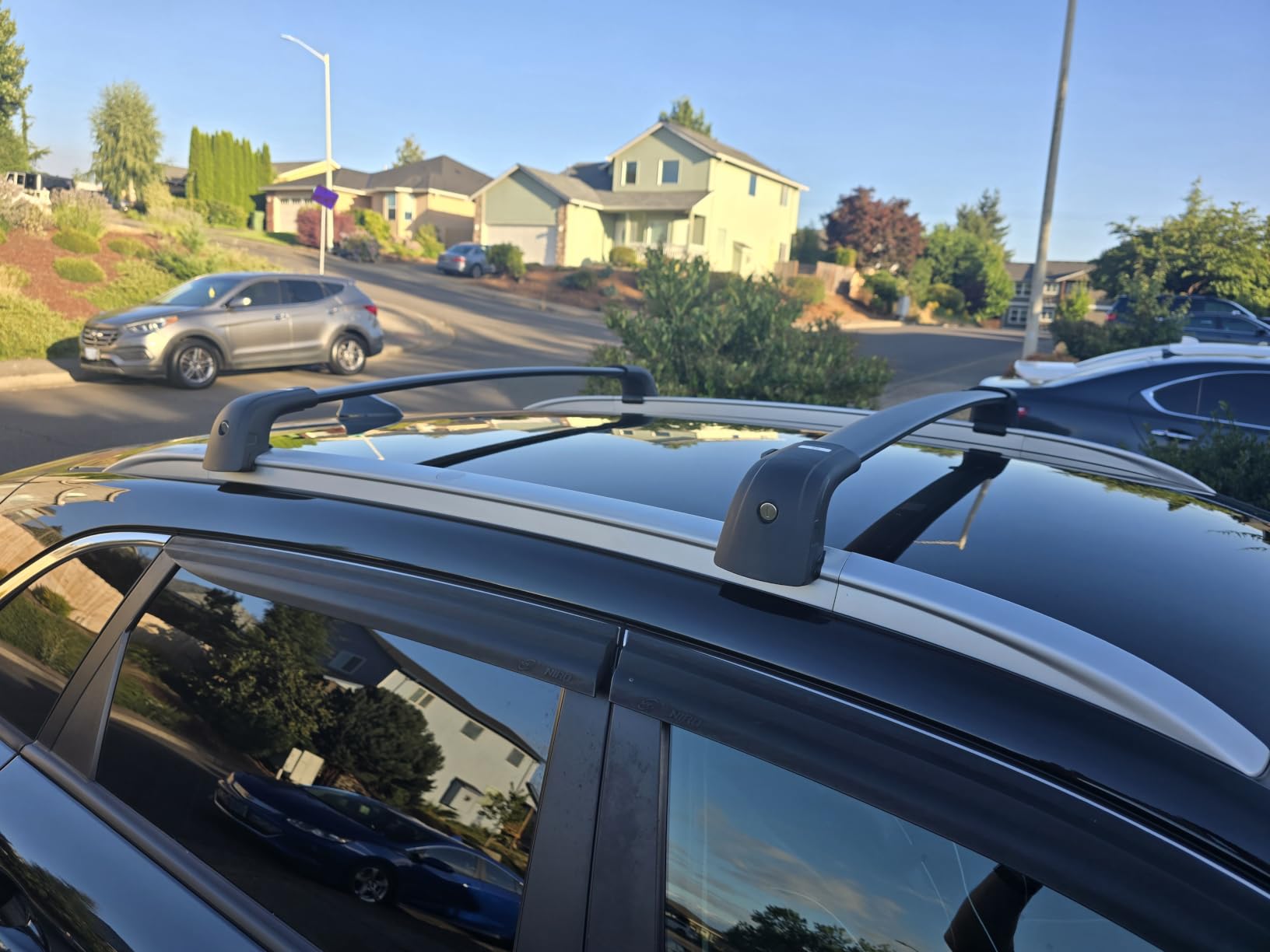 Roof Rack Cross Bars for Kia Telluride 2026 2027 EX S SX SX-Prestige | Not for LX, X-Line or X-Pro, Lockable Heavy Duty Aluminum Roof Rails Crossbars Luggage Accessories Cargo Carrier customer photo 2