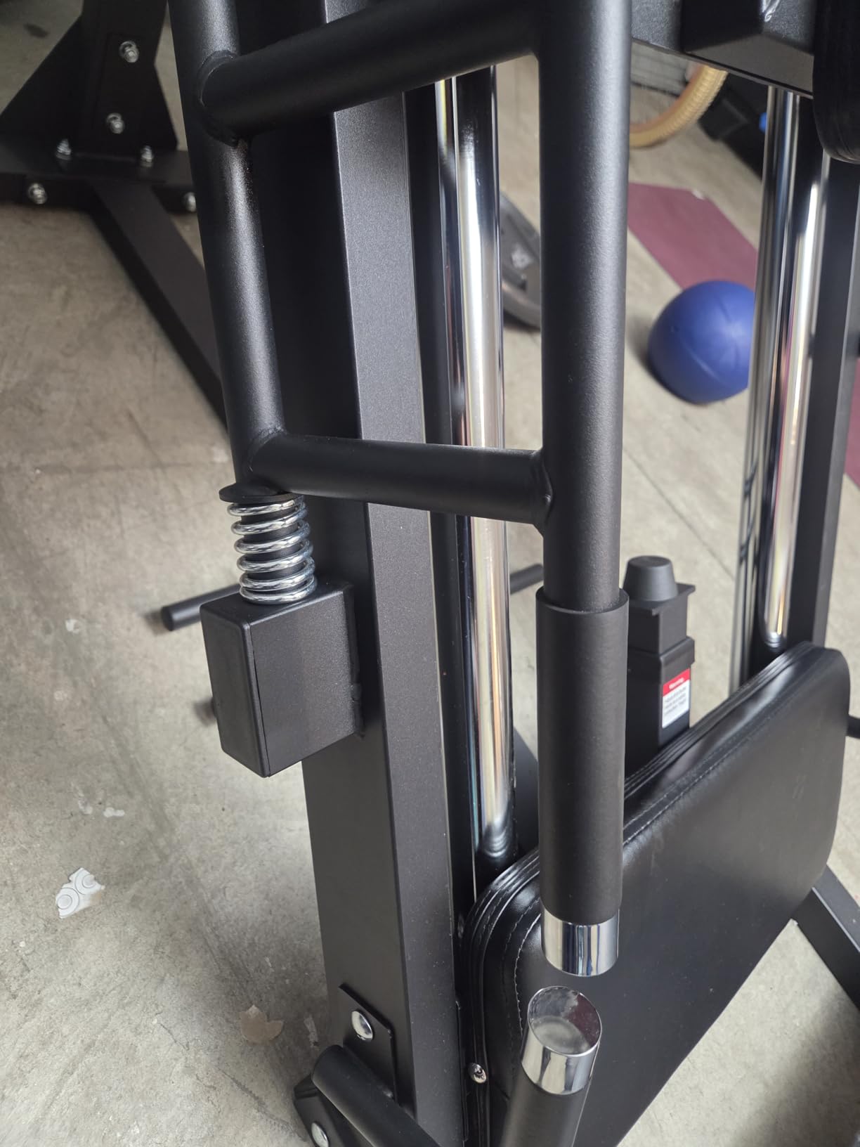 Leg Press Hack Squat Machine Combo, 45 Leg Exercise Machine, Lower Body Special with Weight Storage for Quads, Hamstring, Glutes, Calves, Compact Home Gym Leg Day Equipment customer photo 2