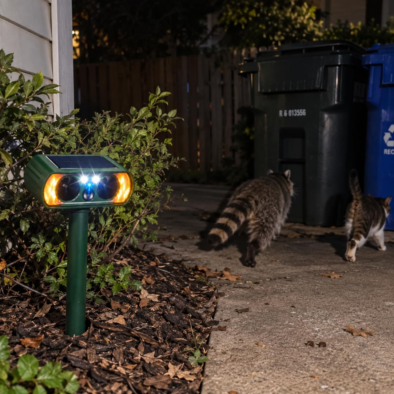 2 Pack Sonic Fortress Pro Deer Repellent Solar Ultrasonic Animal Repeller customer photo 1