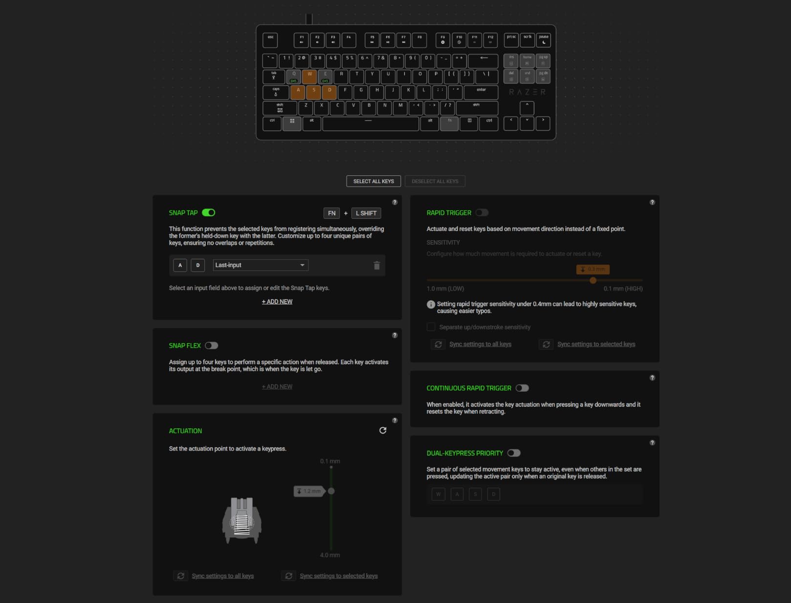 Huntsman V3 HE Magnetic TKL 8KHz Wired Gaming Keyboard | Hall Effect Magnetic Switches, 8000 Hz Polling, Razer Snap Flex, Snap Tap, Rapid Trigger, Adjustable Actuation, Synapse Web customer photo 2