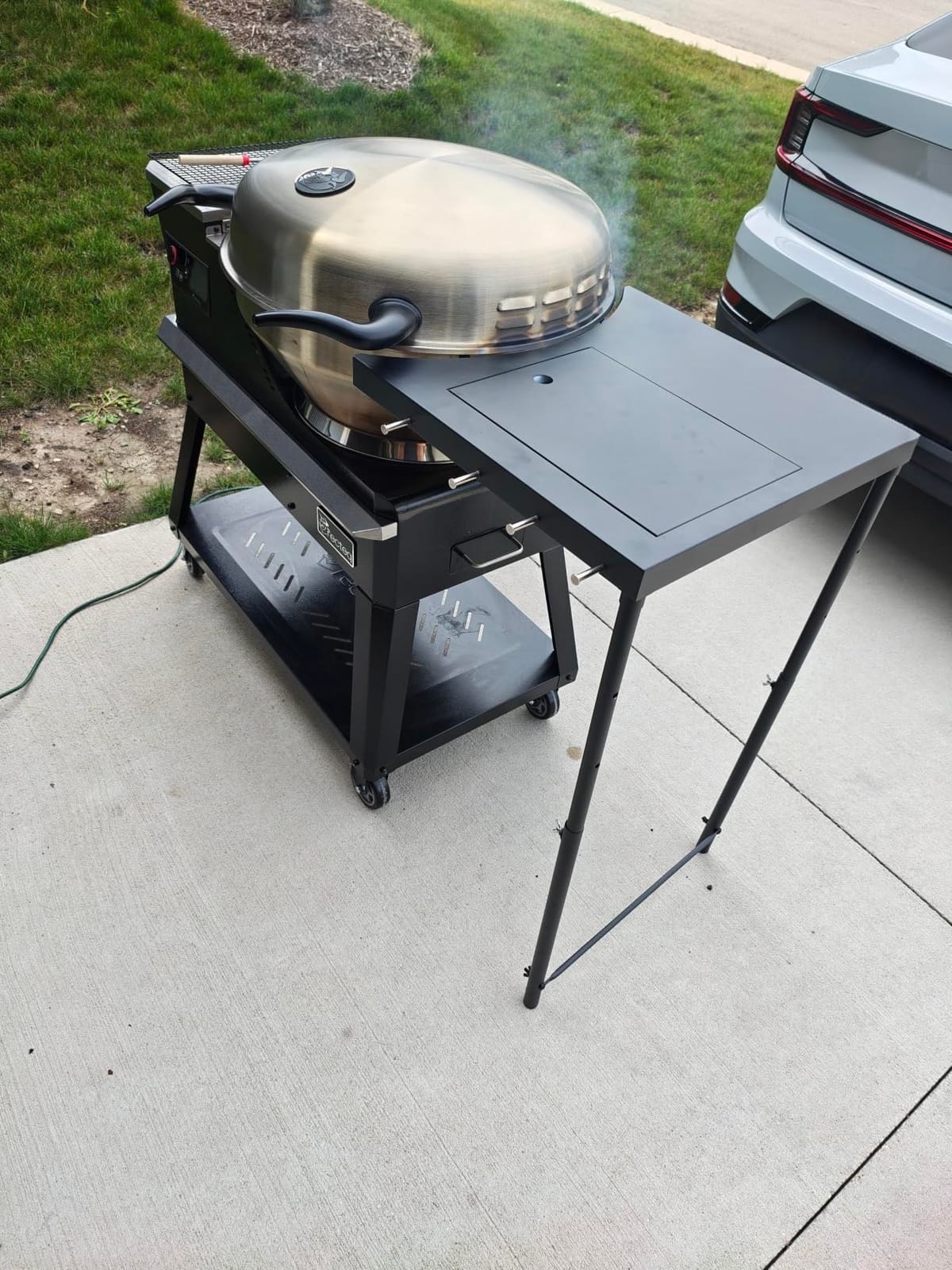 Utheer Folding Side Shelf for Traeger Woodridge, Woodridge Pro/Elite customer photo 1