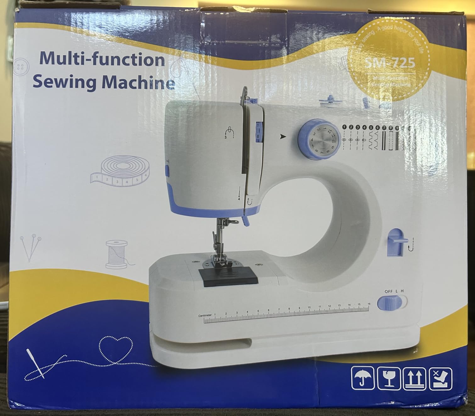 Small Sewing Machine for Beginners, Portable sewing Kit for Light Fabrics | Ideal Home DIY & Mending Gift for Mom, Grandma, Daughter, Wife, Girlfriend customer photo 1