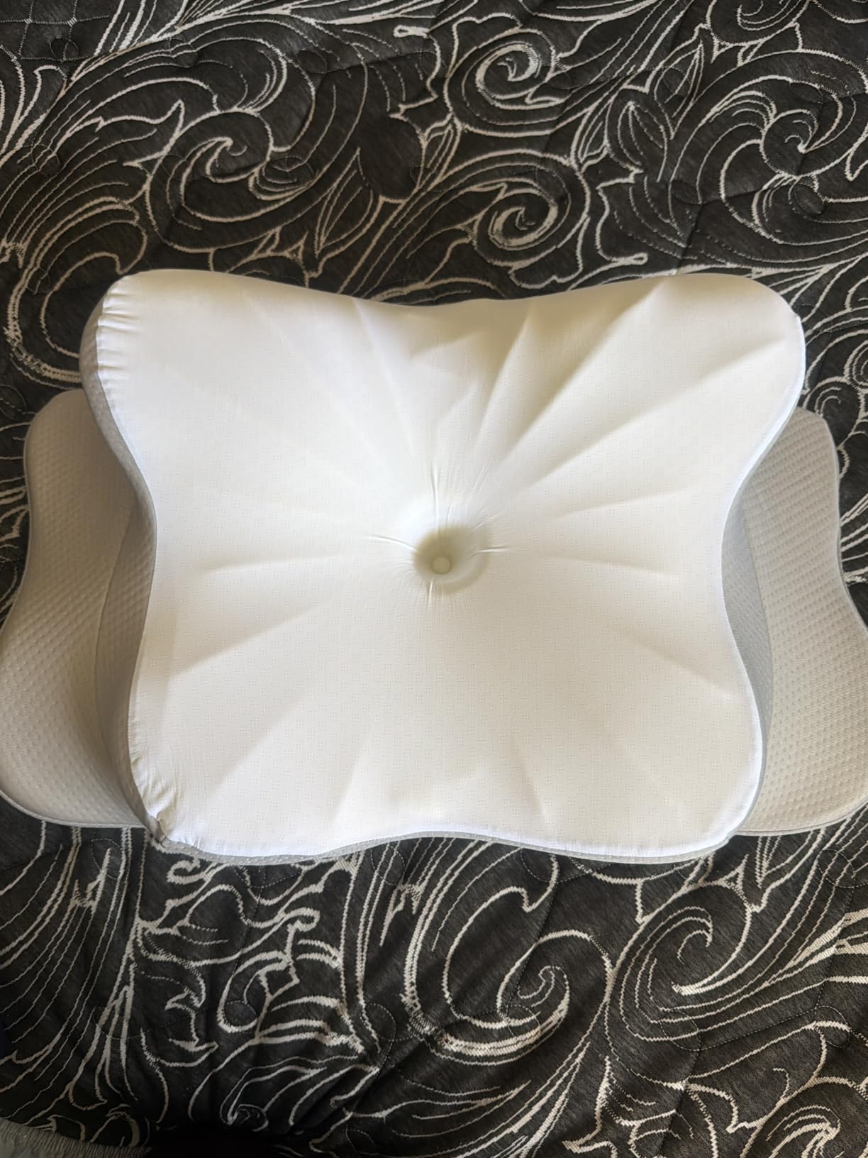 DONAMA Cervical Pillow for Neck Pain, Ergonomic Memory Foam Contour Pillow | Dual-Height Adjustable, Cooling Hypoallergenic Cover, Odorless, CertiPUR-US, Side/Back/Stomach Sleepers, OEKO-TEX Certified customer photo 2