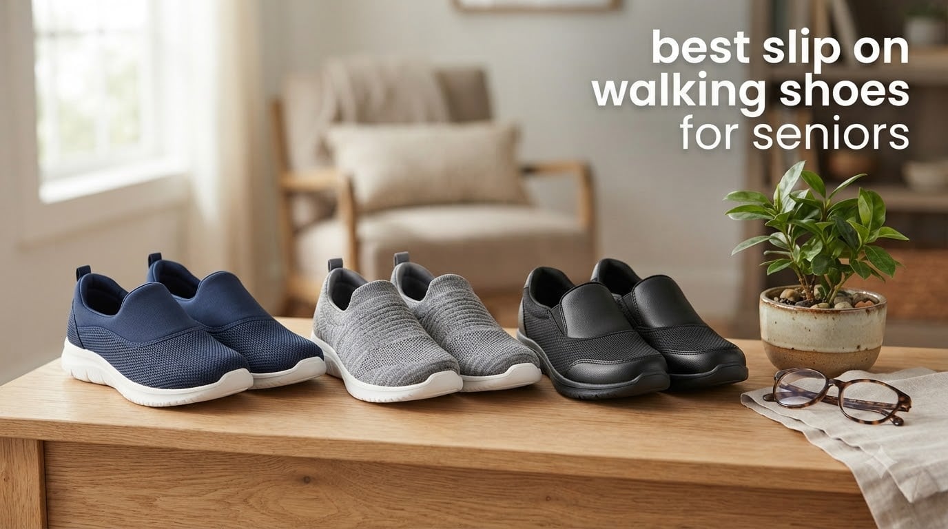 best slip on walking shoes for seniors