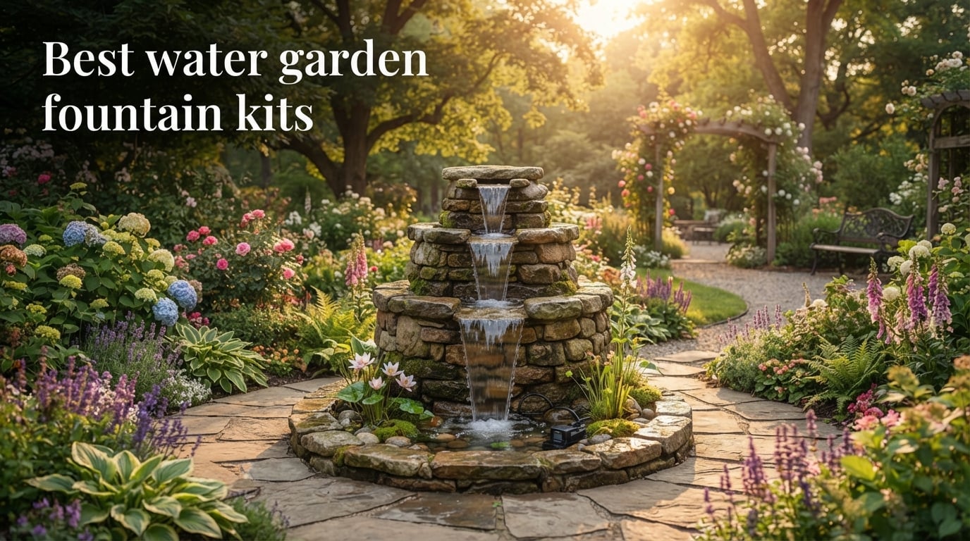 Best water garden fountain kits
