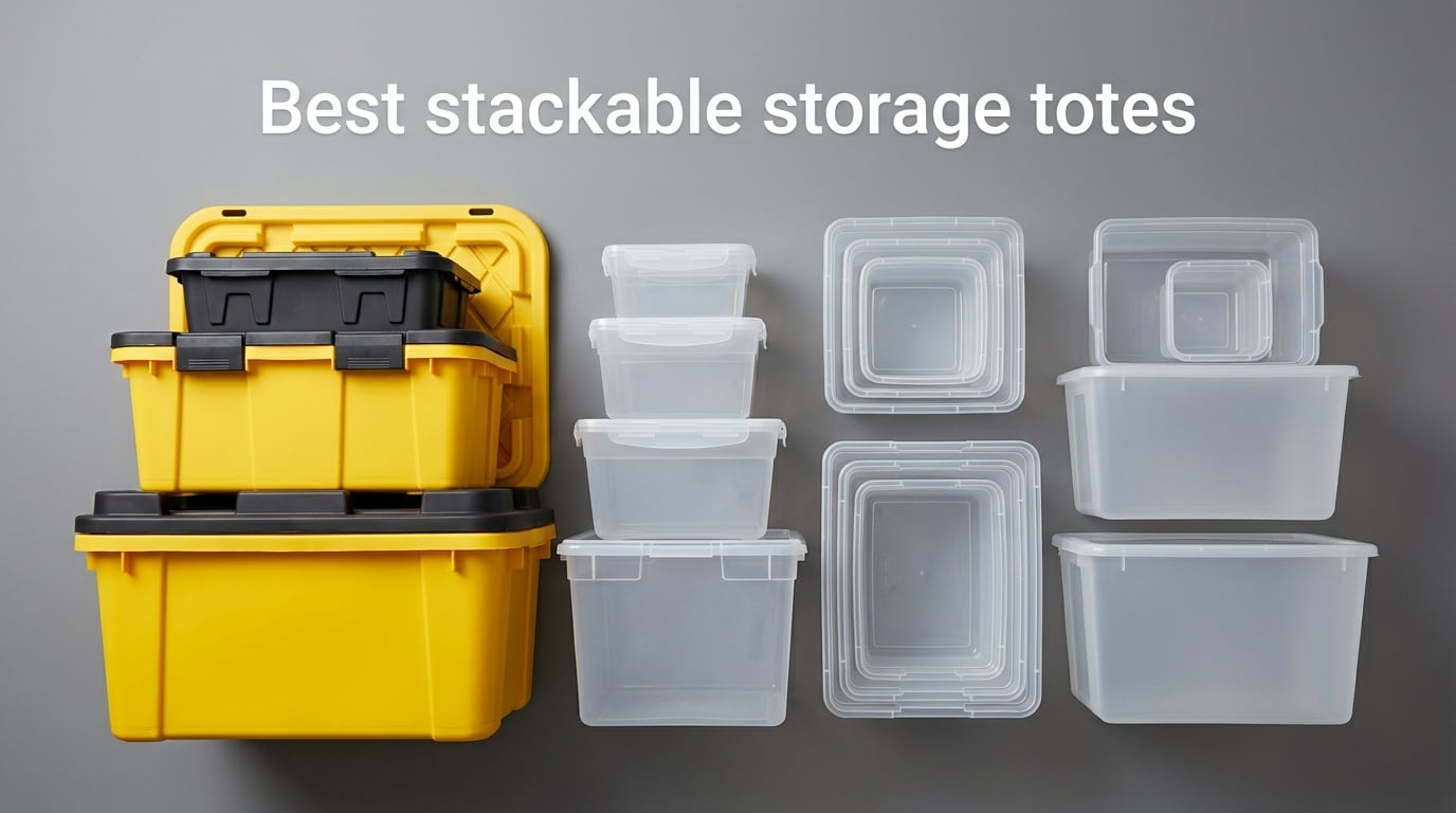Best stackable storage totes