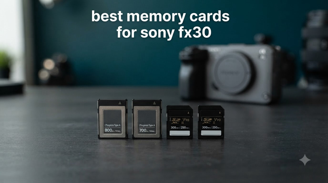 best memory cards for sony fx30