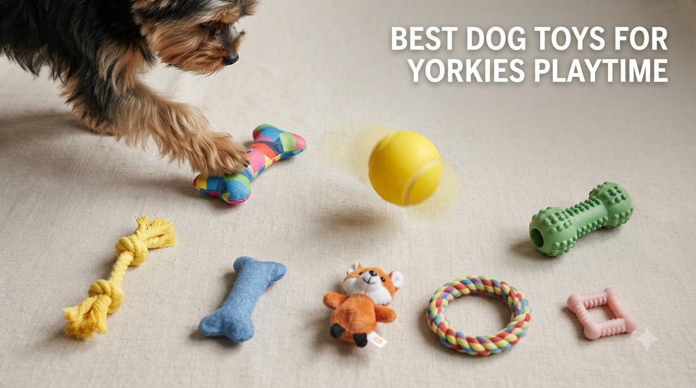 best dog toys for yorkies playtime