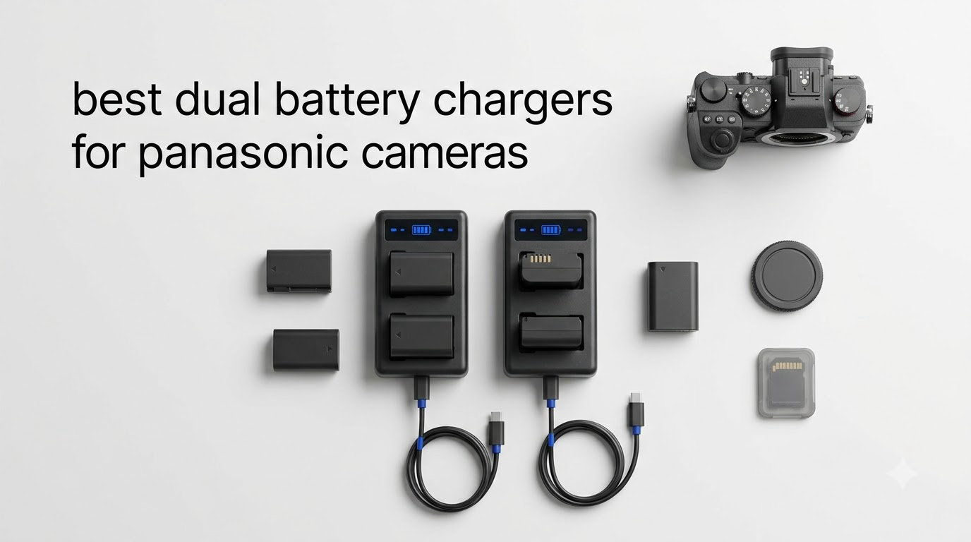 best dual battery chargers for panasonic cameras