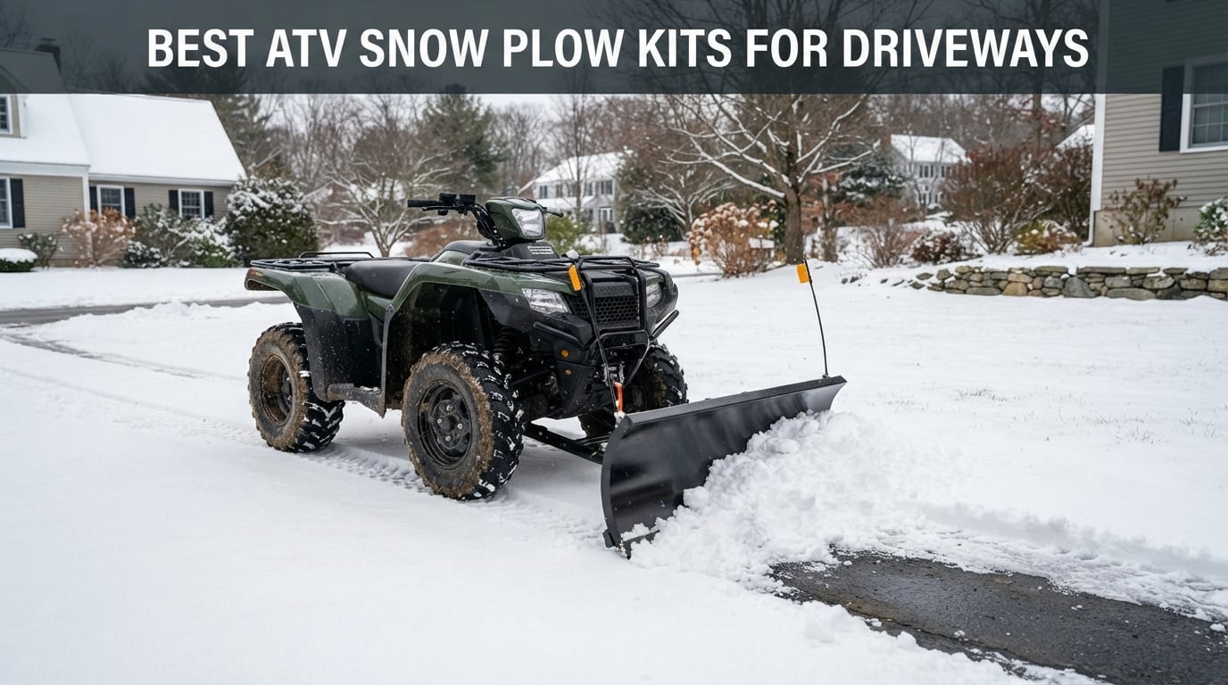 best atv snow plow kits for driveways