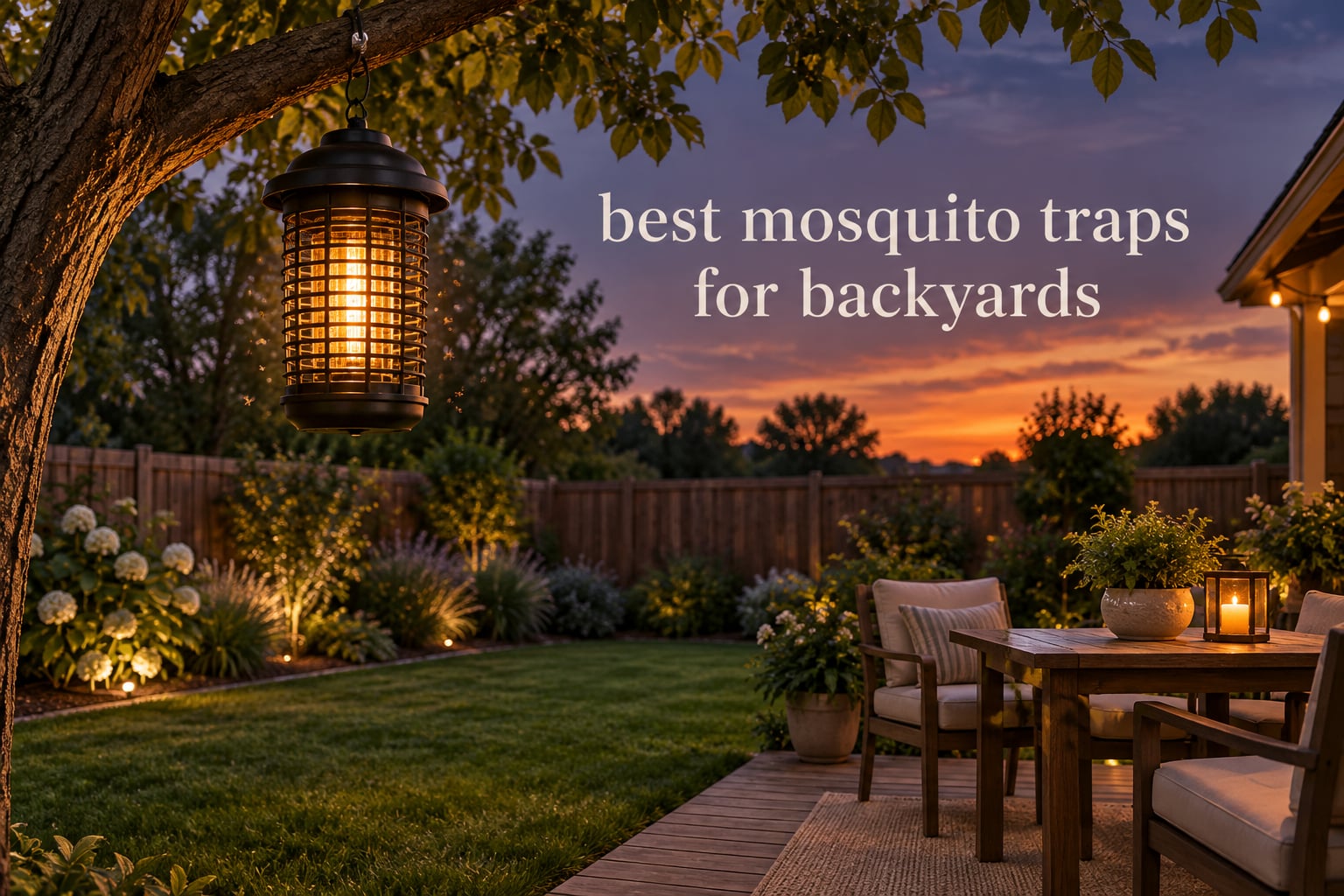 best mosquito traps for backyards